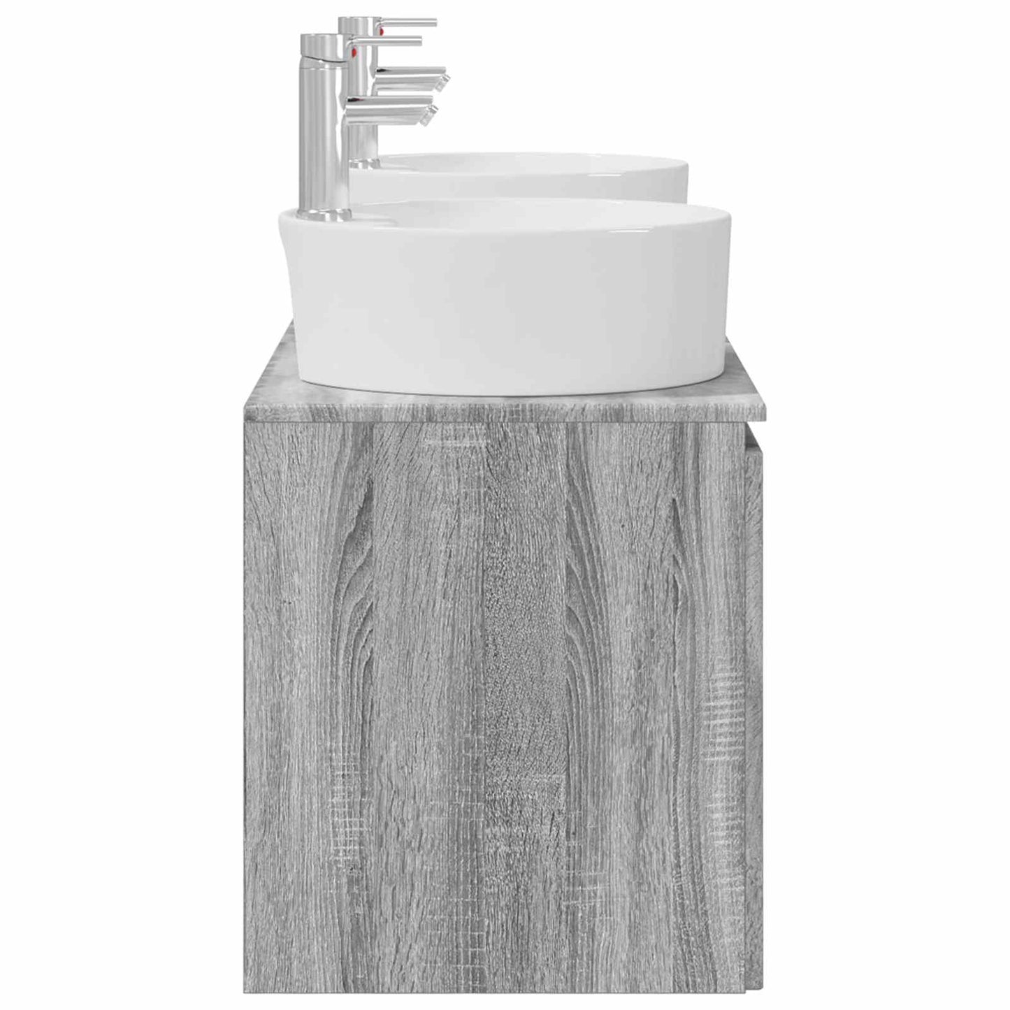 Bathroom Cabinet Set 3 pcs Grey Sonoma 49.5 x 44.5 x 65 cm