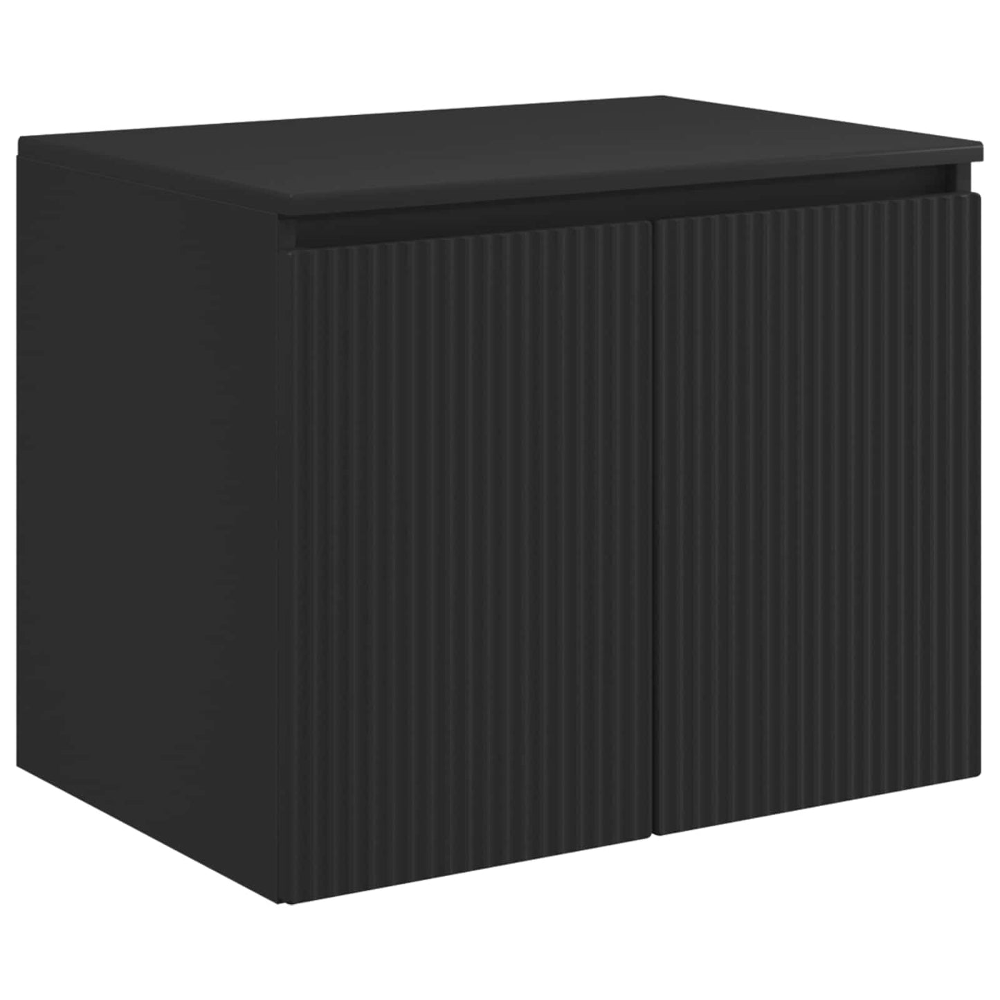 Bathroom Cabinet Set 3 pcs Black 49.5 x 44.5 x 65 cm