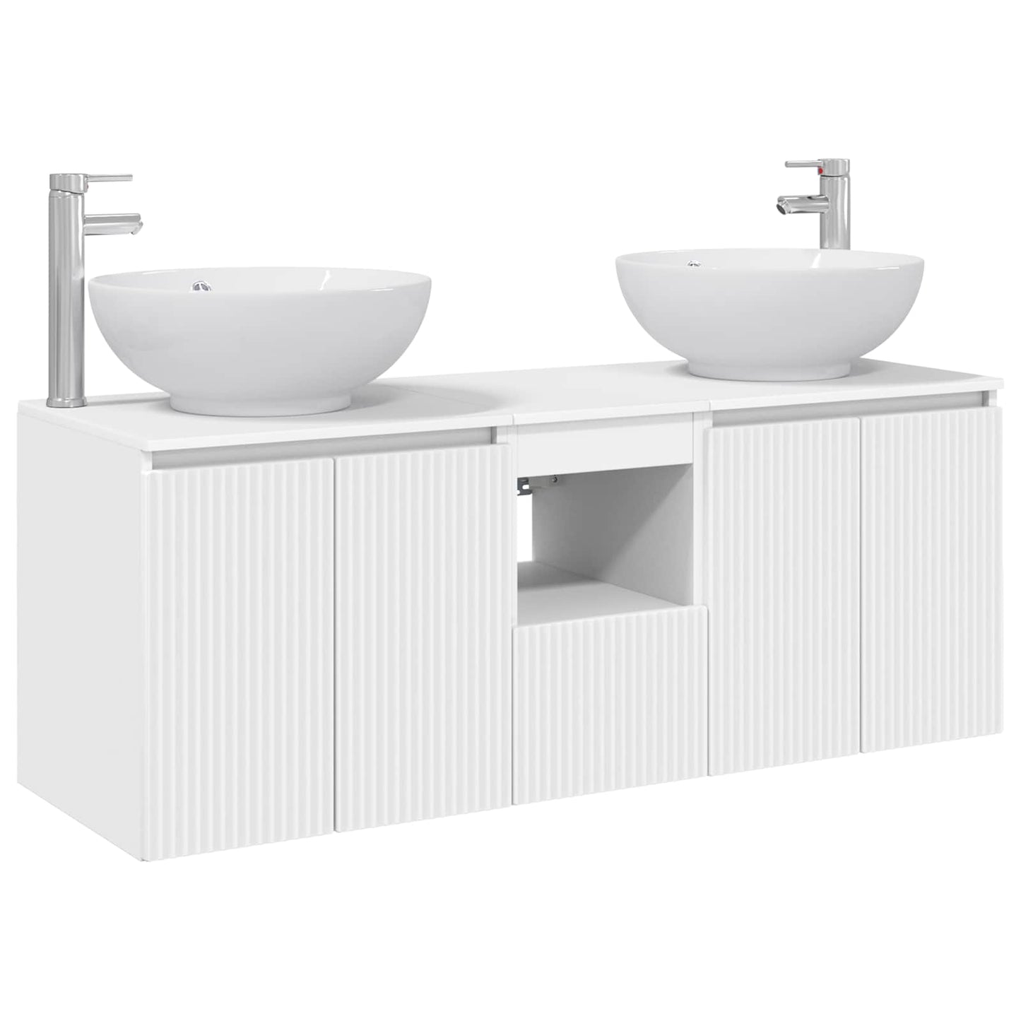 Bathroom Cabinet Set 3 pcs White 49.5 x 44.5 x 65 cm
