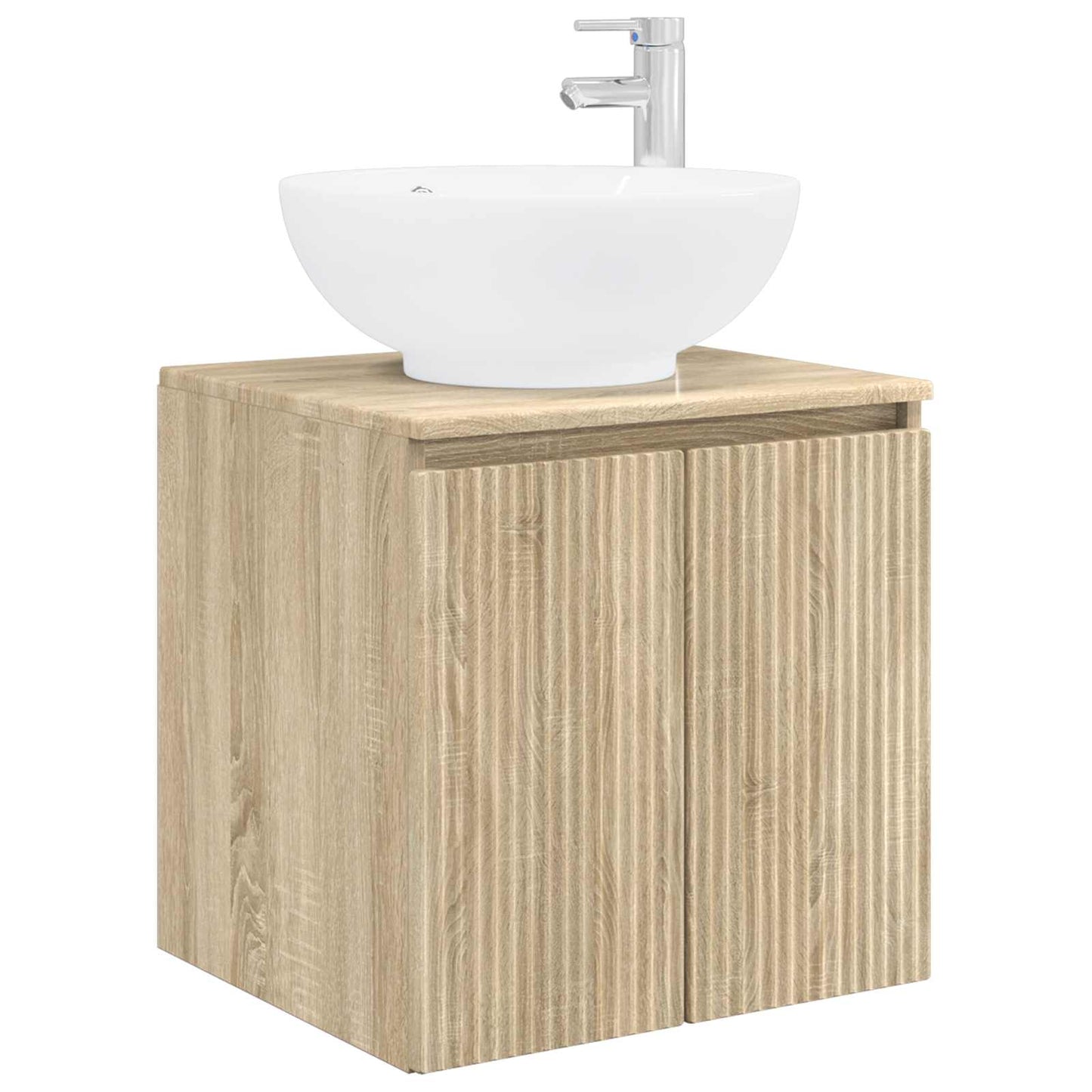 Bathroom Cabinet Set 3 pcs Sonoma Oak 49.5 x 44.5 x 65 cm