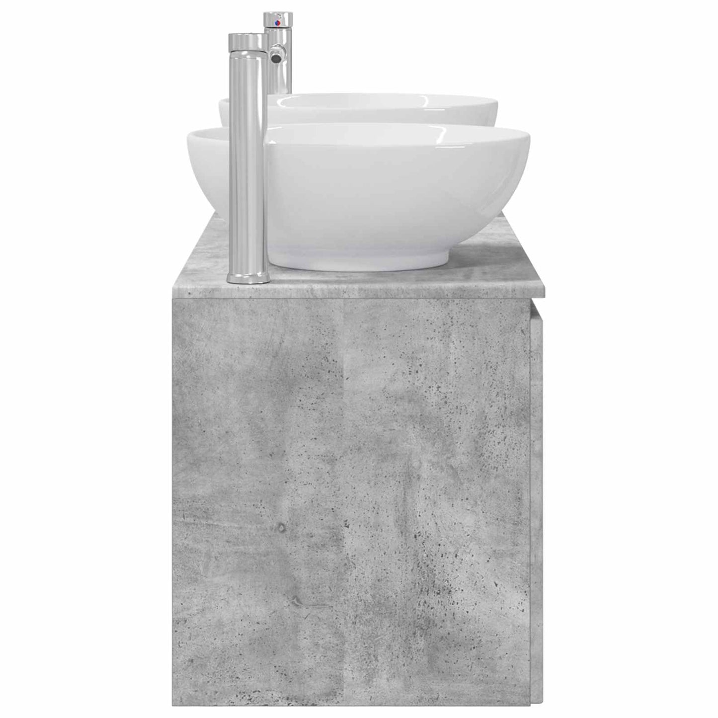 Bathroom Cabinet Set 3 pcs Concrete Grey 49.5 x 44.5 x 65 cm
