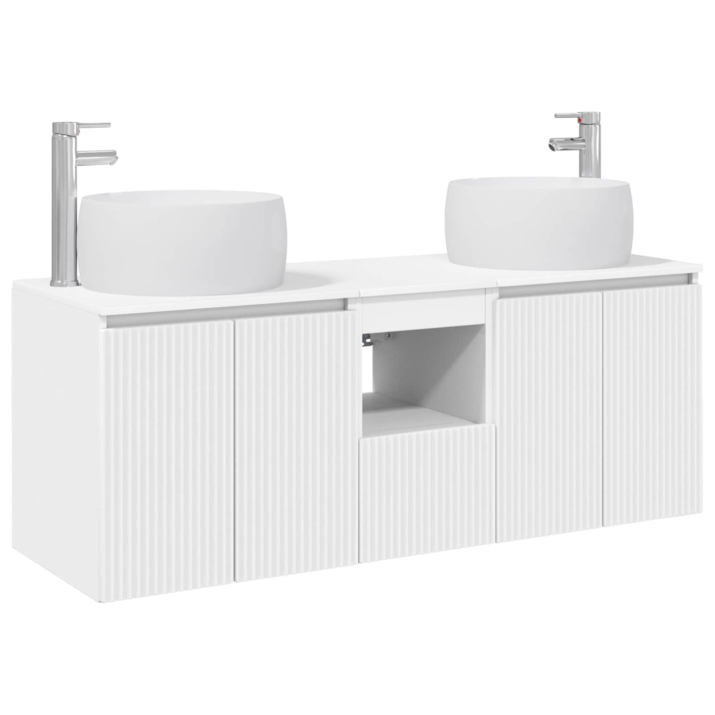 Bathroom Cabinet Set 3 pcs White 49.5 x 44.5 x 66 cm