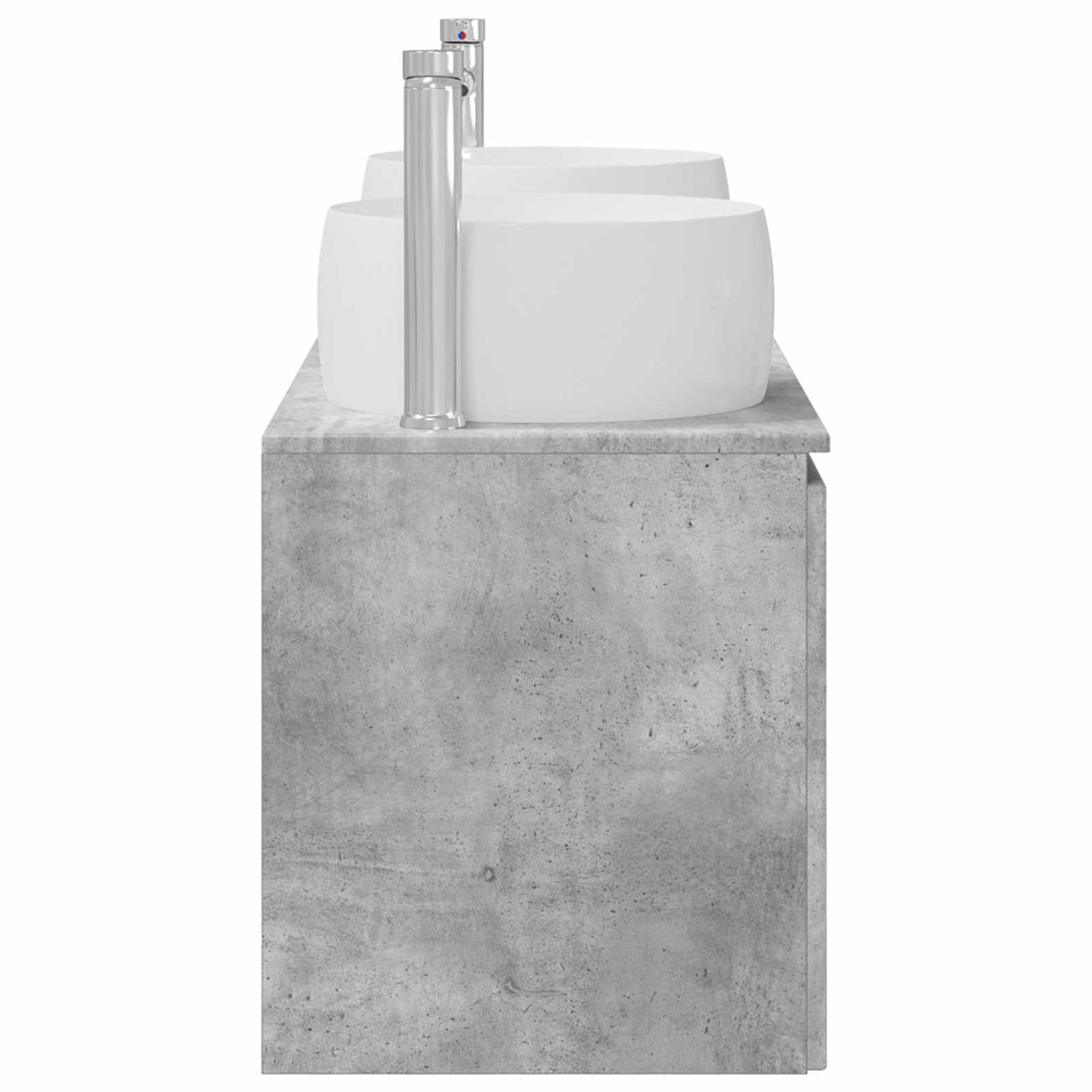 Bathroom Cabinet Set 3 pcs Concrete Grey 49.5 x 44.5 x 66 cm