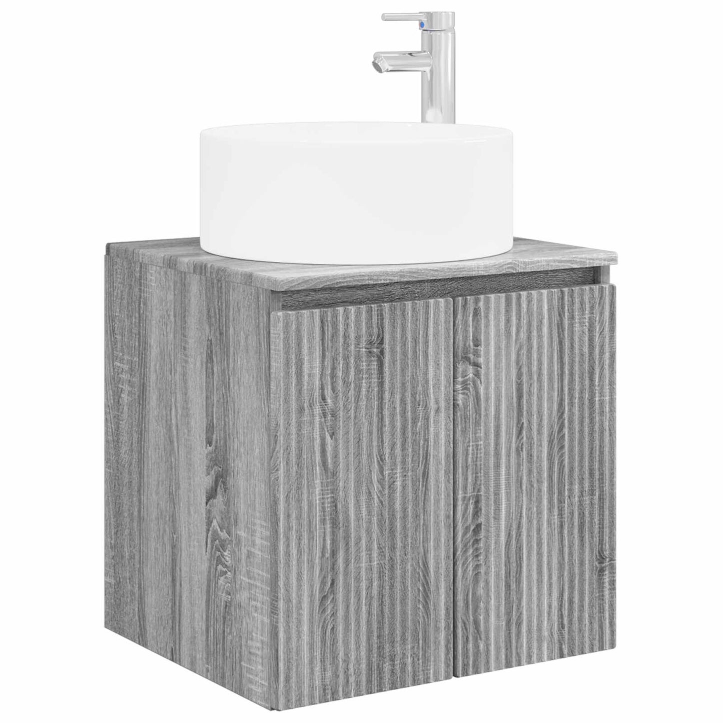 Bathroom Cabinet Set 3 pcs Grey Sonoma 49.5 x 44.5 x 65.5 cm