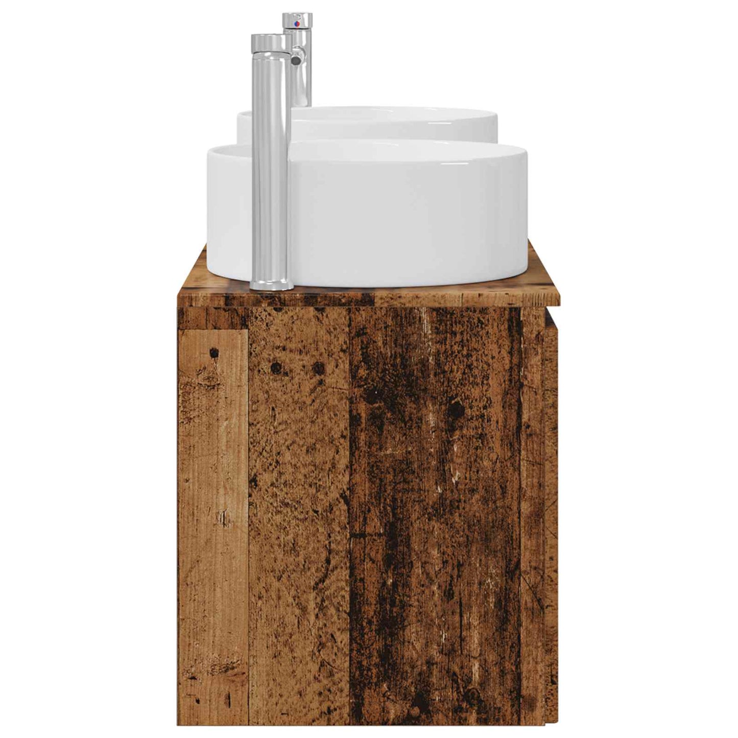 Bathroom Cabinet Set 3 pcs Old Wood 49.5 x 44.5 x 65.5 cm