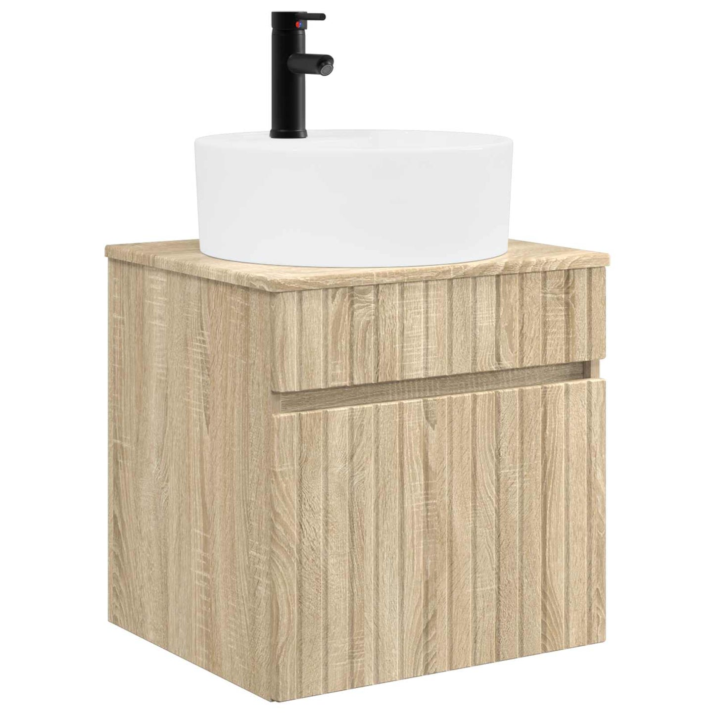 Bathroom Cabinet Set 3 pcs Sonoma Oak 49 x 44.5 x 65 cm