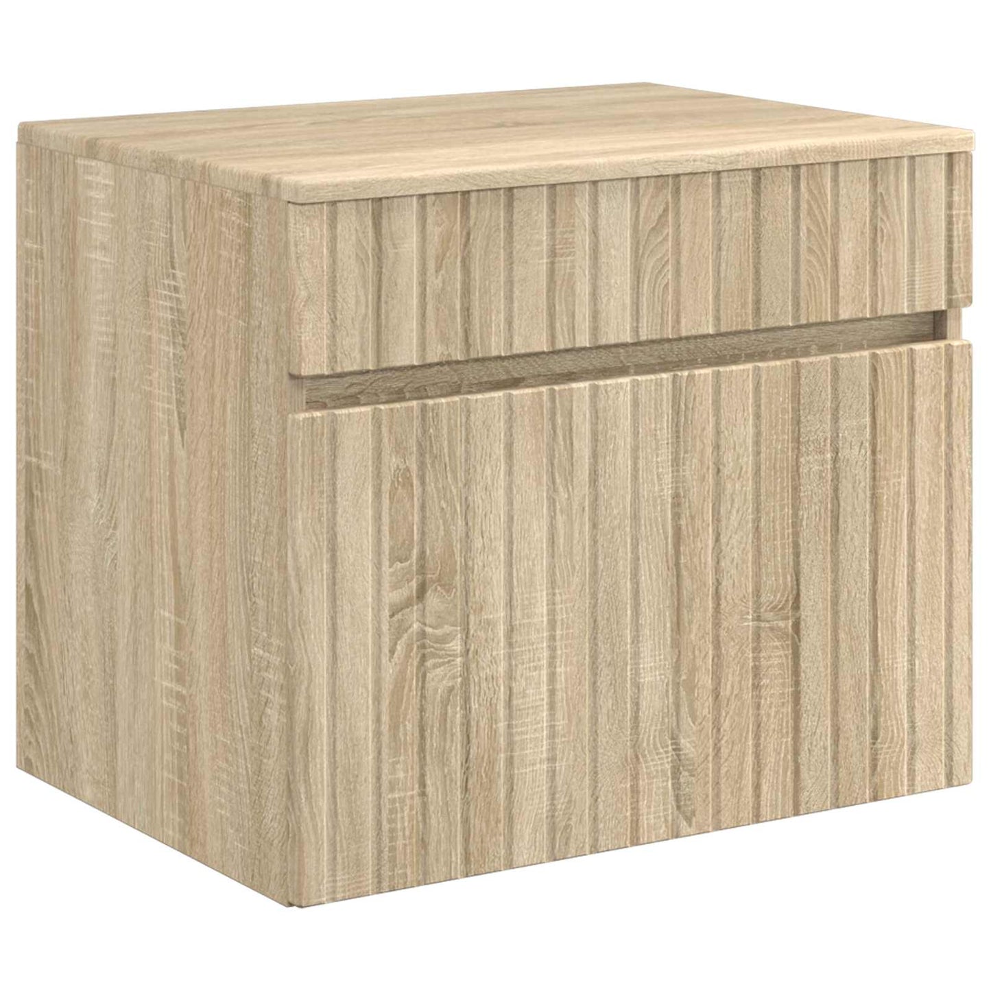 Bathroom Cabinet Set 3 pcs Sonoma Oak 49 x 44.5 x 65 cm