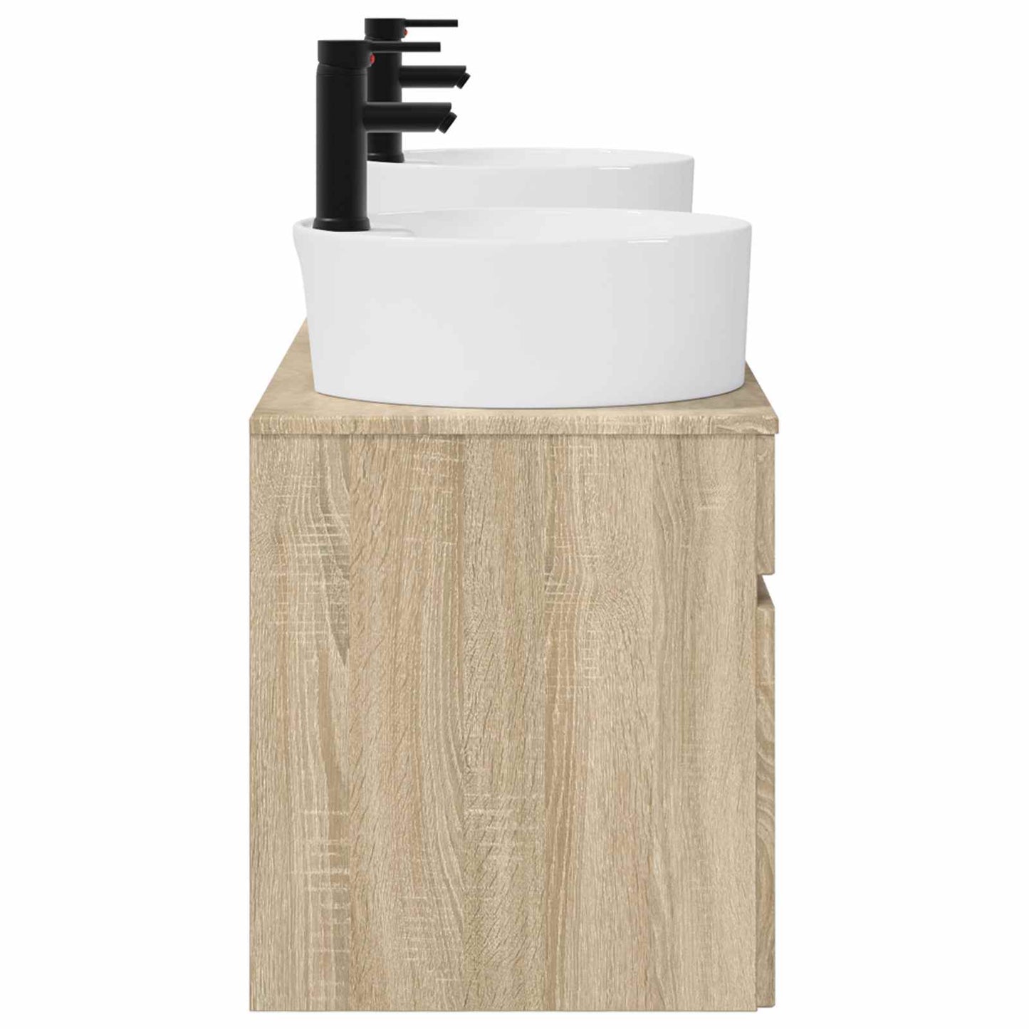 Bathroom Cabinet Set 3 pcs Sonoma Oak 49 x 44.5 x 65 cm