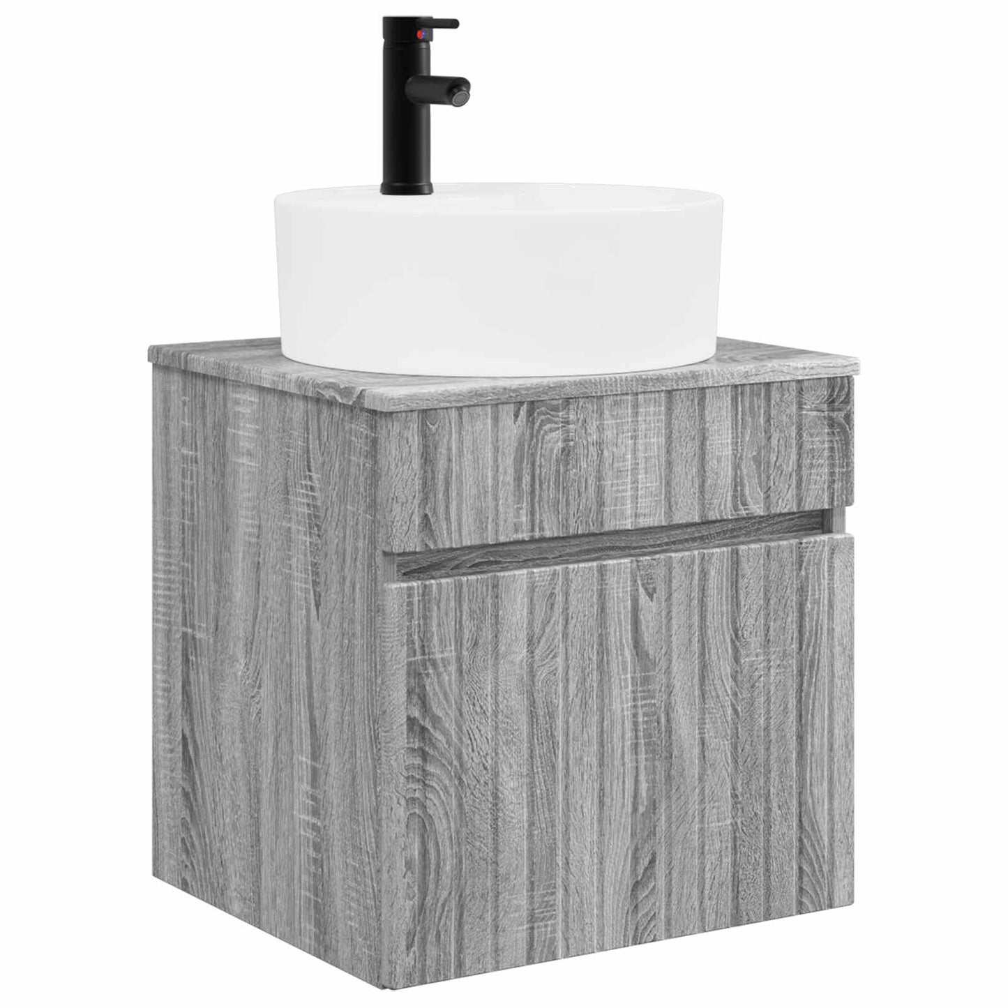 Bathroom Cabinet Set 3 pcs Grey Sonoma 49 x 44.5 x 65 cm