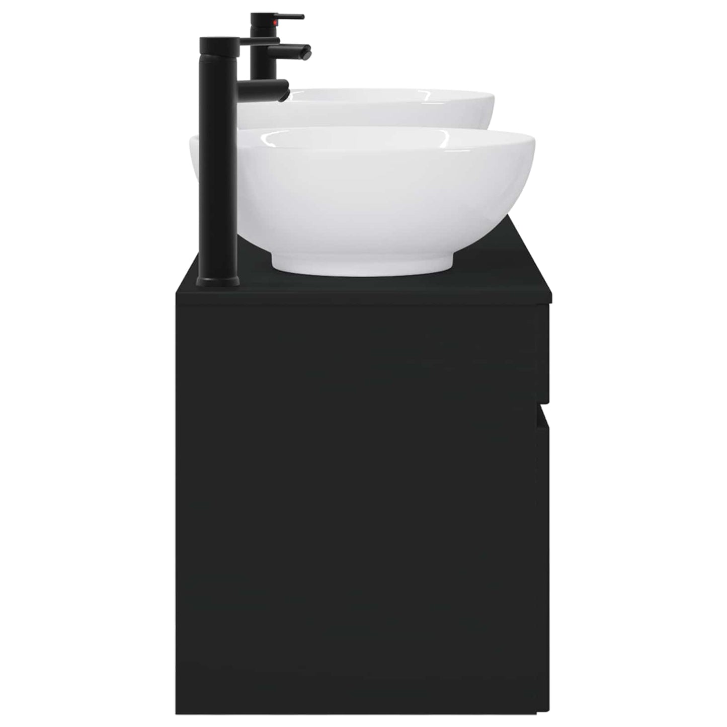 Bathroom Cabinet Set 3 pcs Black 49 x 44.5 x 66.5 cm