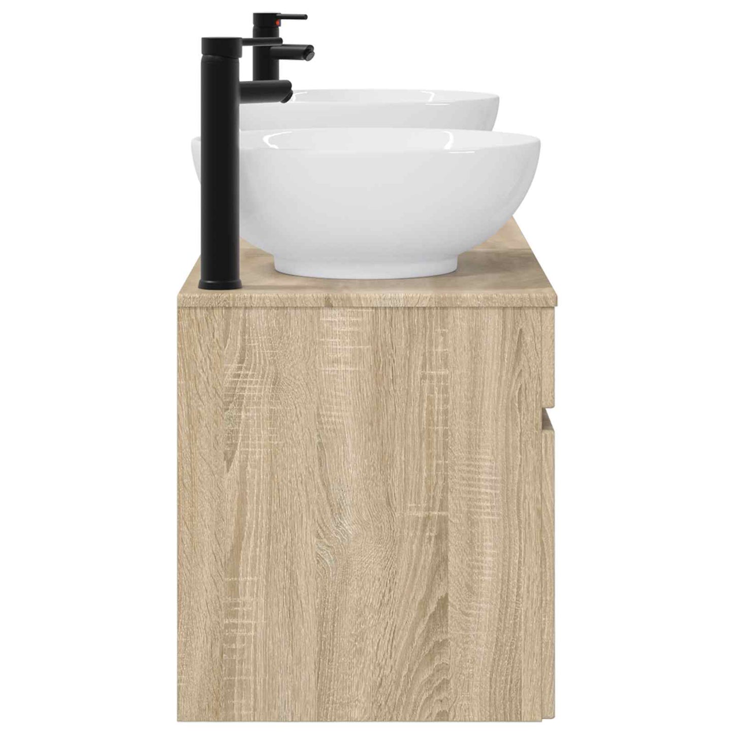 Bathroom Cabinet Set 3 pcs Sonoma Oak 49 x 44.5 x 66.5 cm