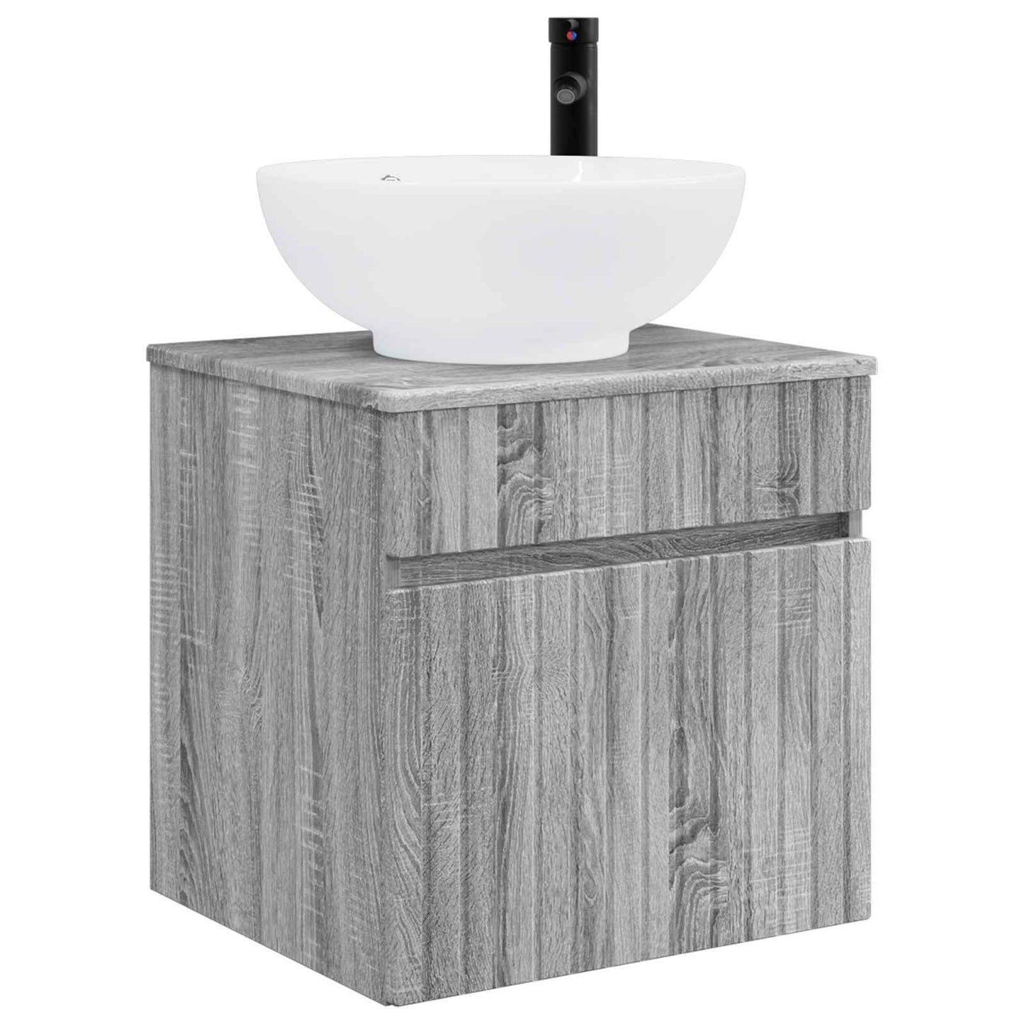 Bathroom Cabinet Set 3 pcs Grey Sonoma 49 x 44.5 x 66.5 cm