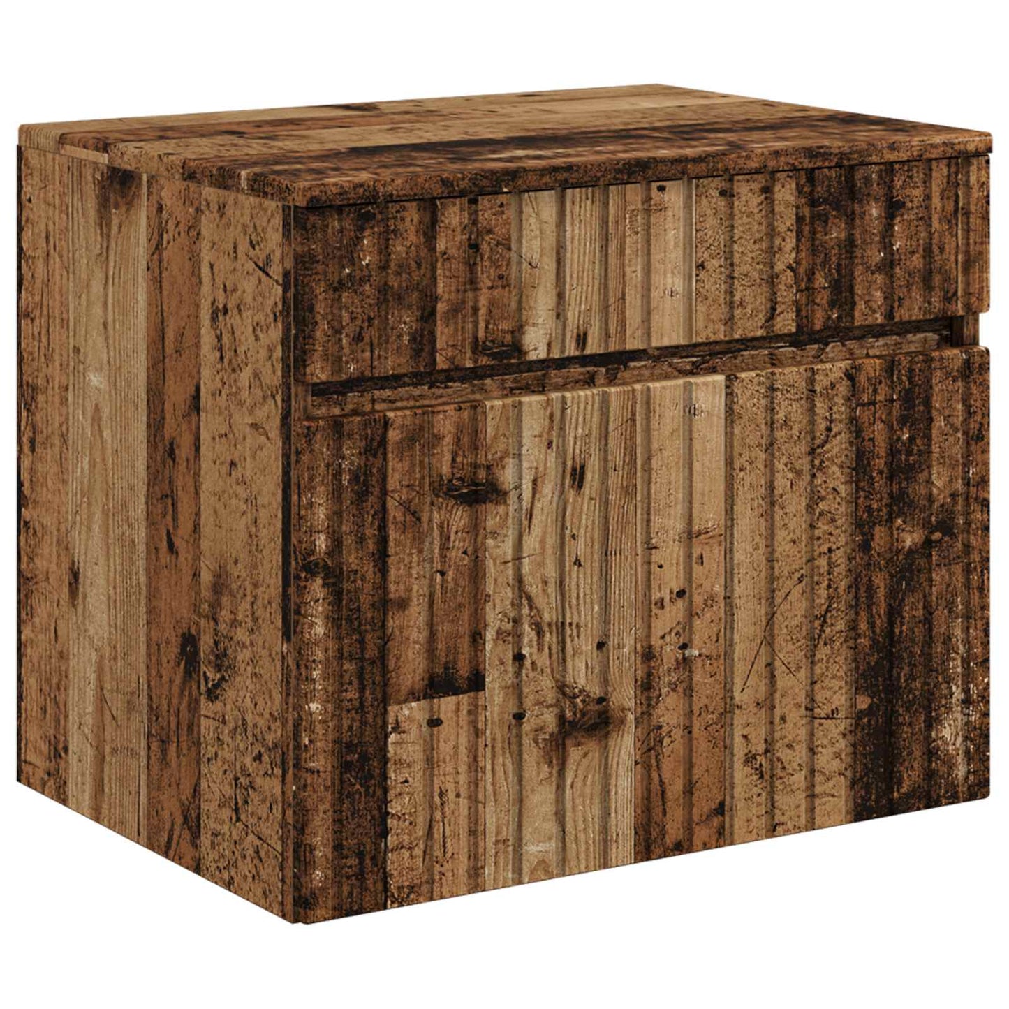 Bathroom Cabinet Set 3 pcs Old Wood 49 x 44.5 x 66.5 cm