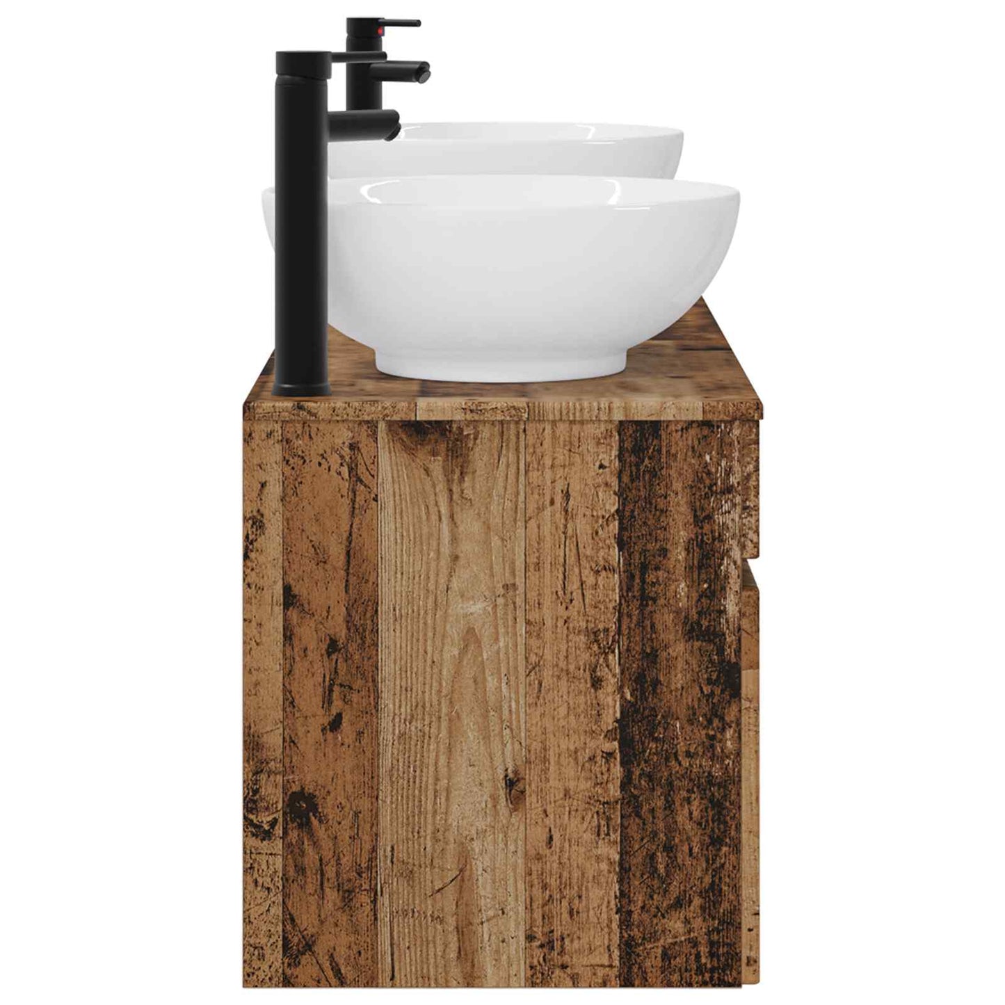 Bathroom Cabinet Set 3 pcs Old Wood 49 x 44.5 x 66.5 cm
