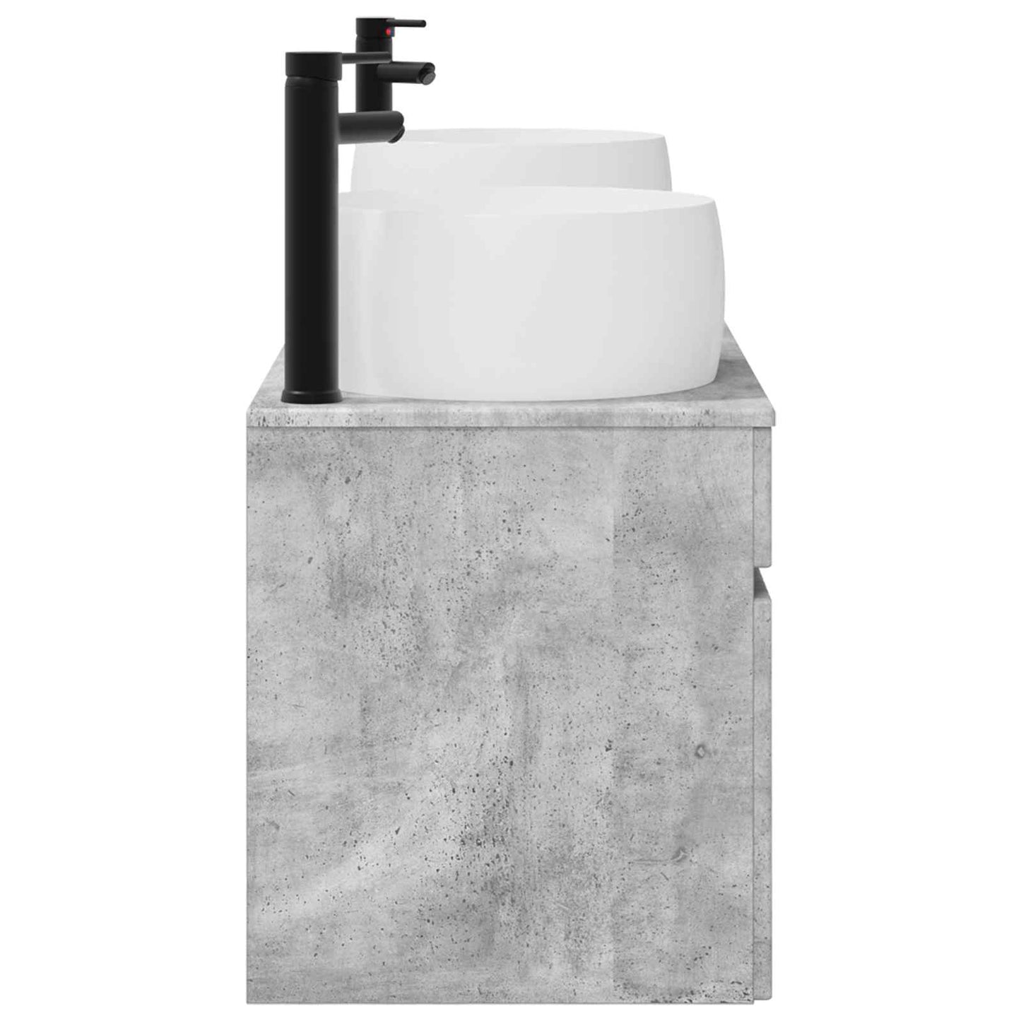 Bathroom Cabinet Set 3 pcs Concrete Grey 49 x 44.5 x 66 cm