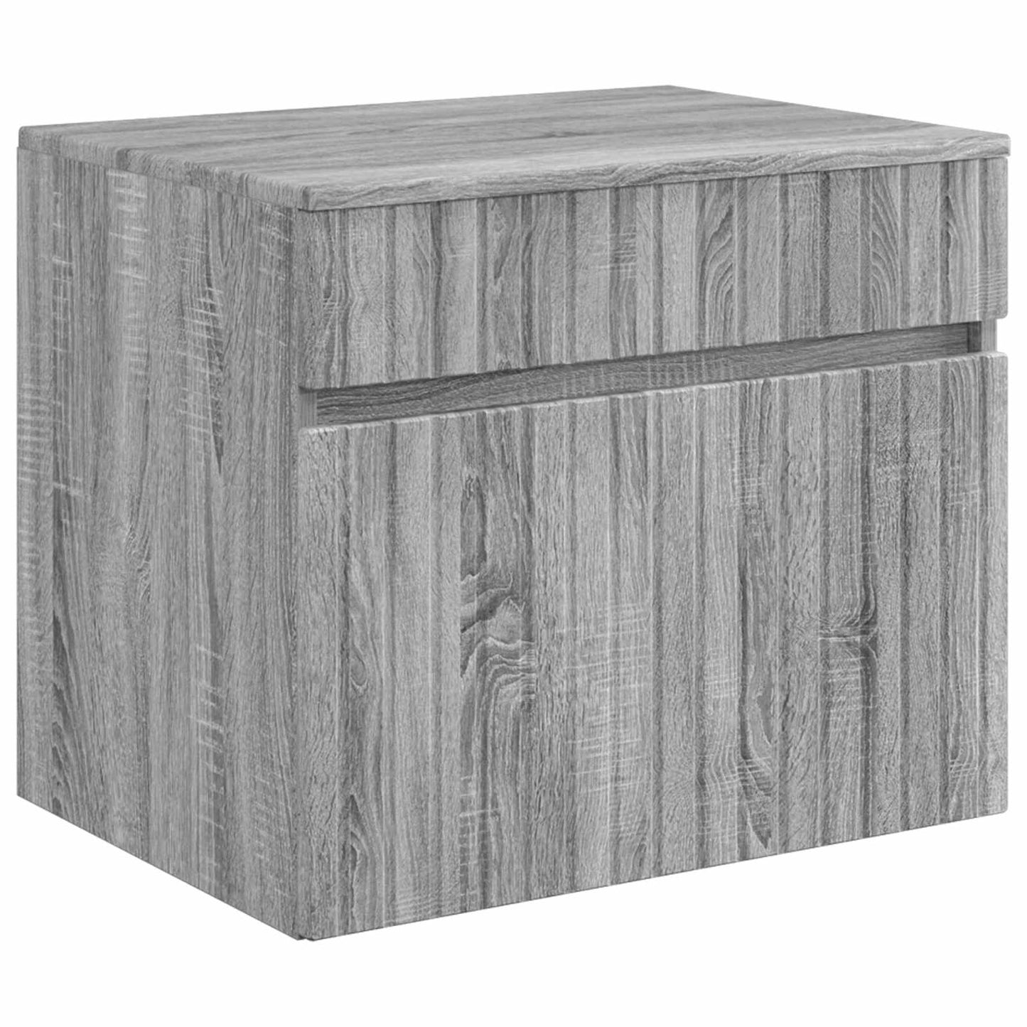 Bathroom Cabinet Set 3 pcs Grey Sonoma 49 x 44.5 x 66 cm
