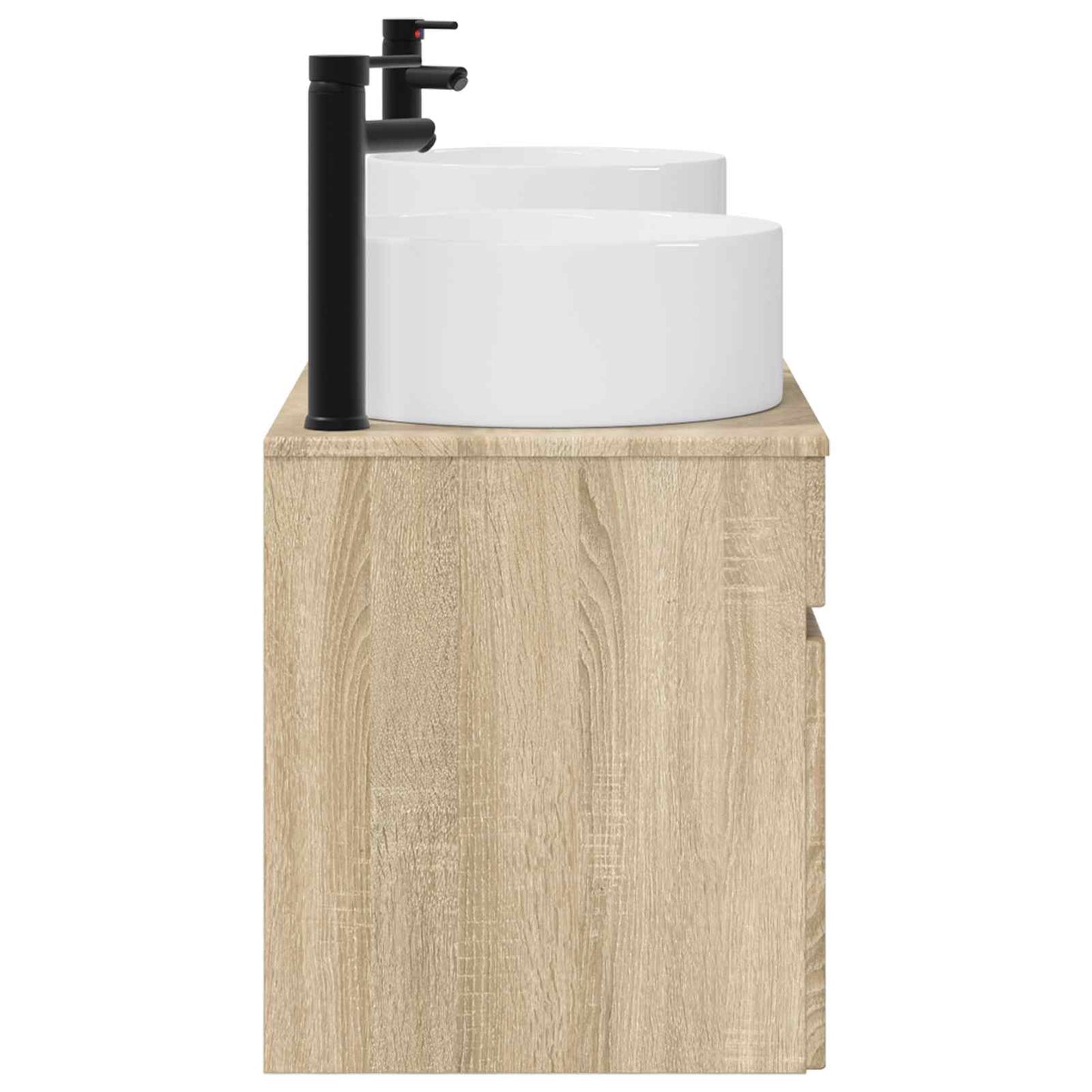 Bathroom Cabinet Set 3 pcs Sonoma Oak 49 x 44.5 x 65.5 cm