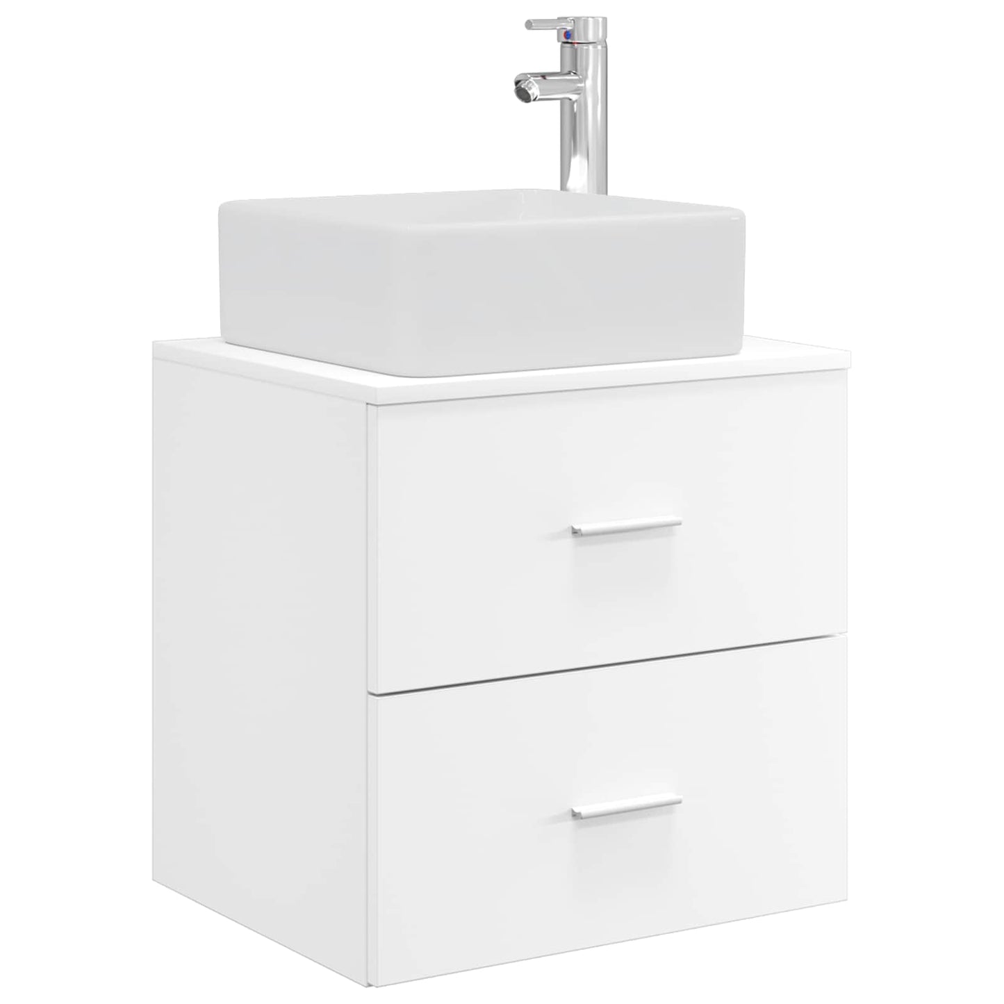 Bathroom Cabinet Set 3 pcs White 53 x 34.5 x 63 cm