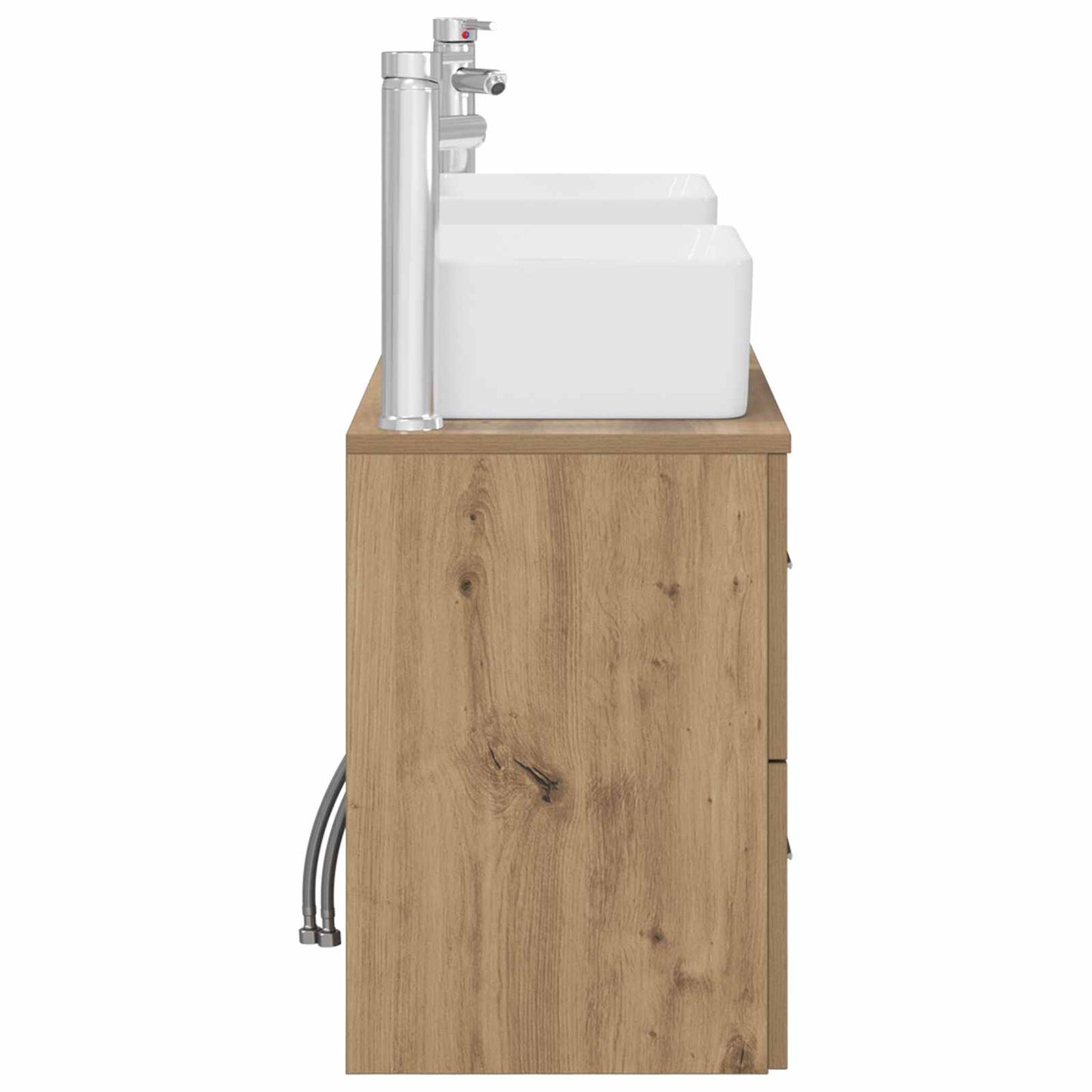 Bathroom Cabinet Set 3 pcs Artisan Oak 53 x 34.5 x 63 cm