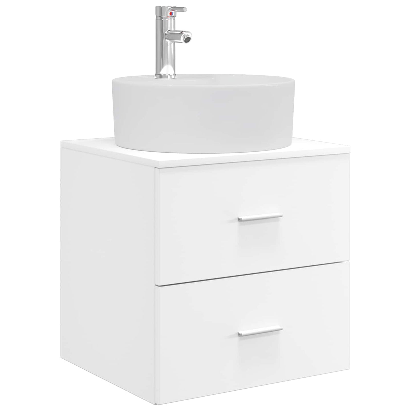 Bathroom Cabinet Set 3 pcs White 62.5 x 44.5 x 50 cm