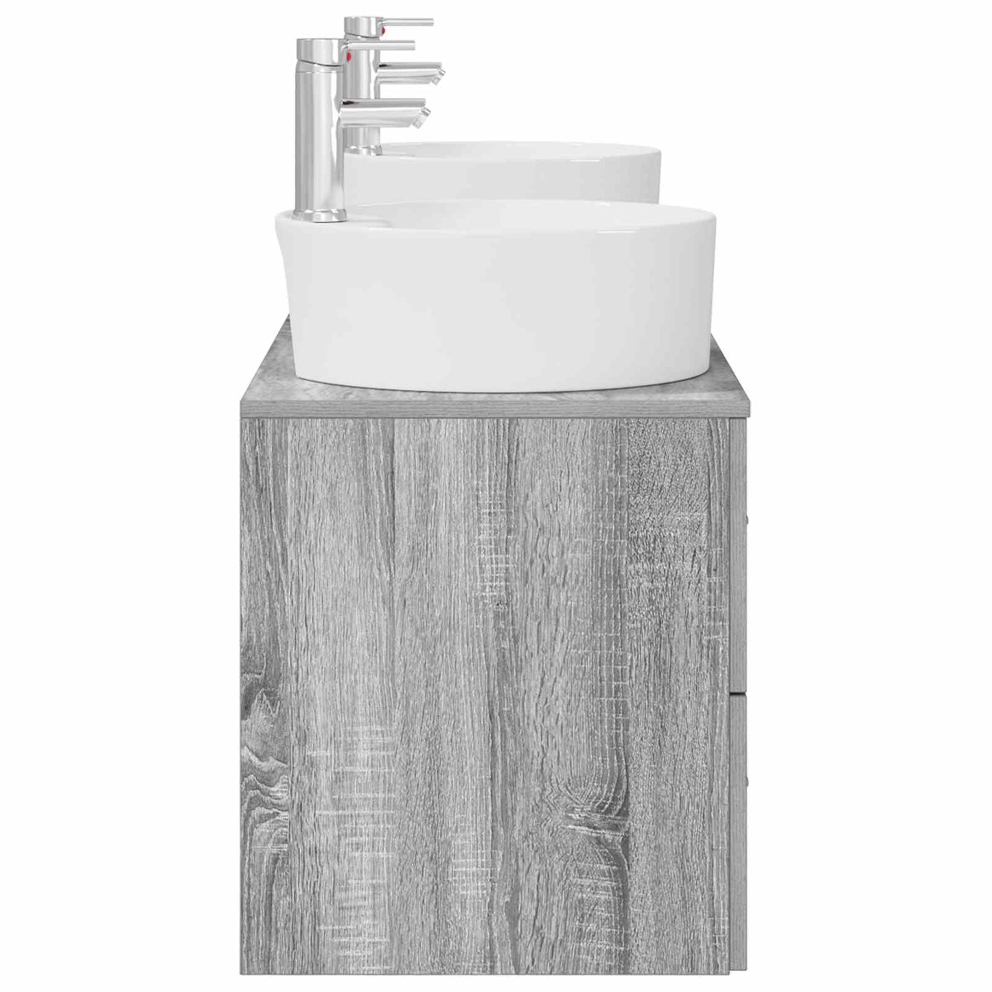 Bathroom Cabinet Set 3 pcs Grey Sonoma 62.5 x 44.5 x 50 cm