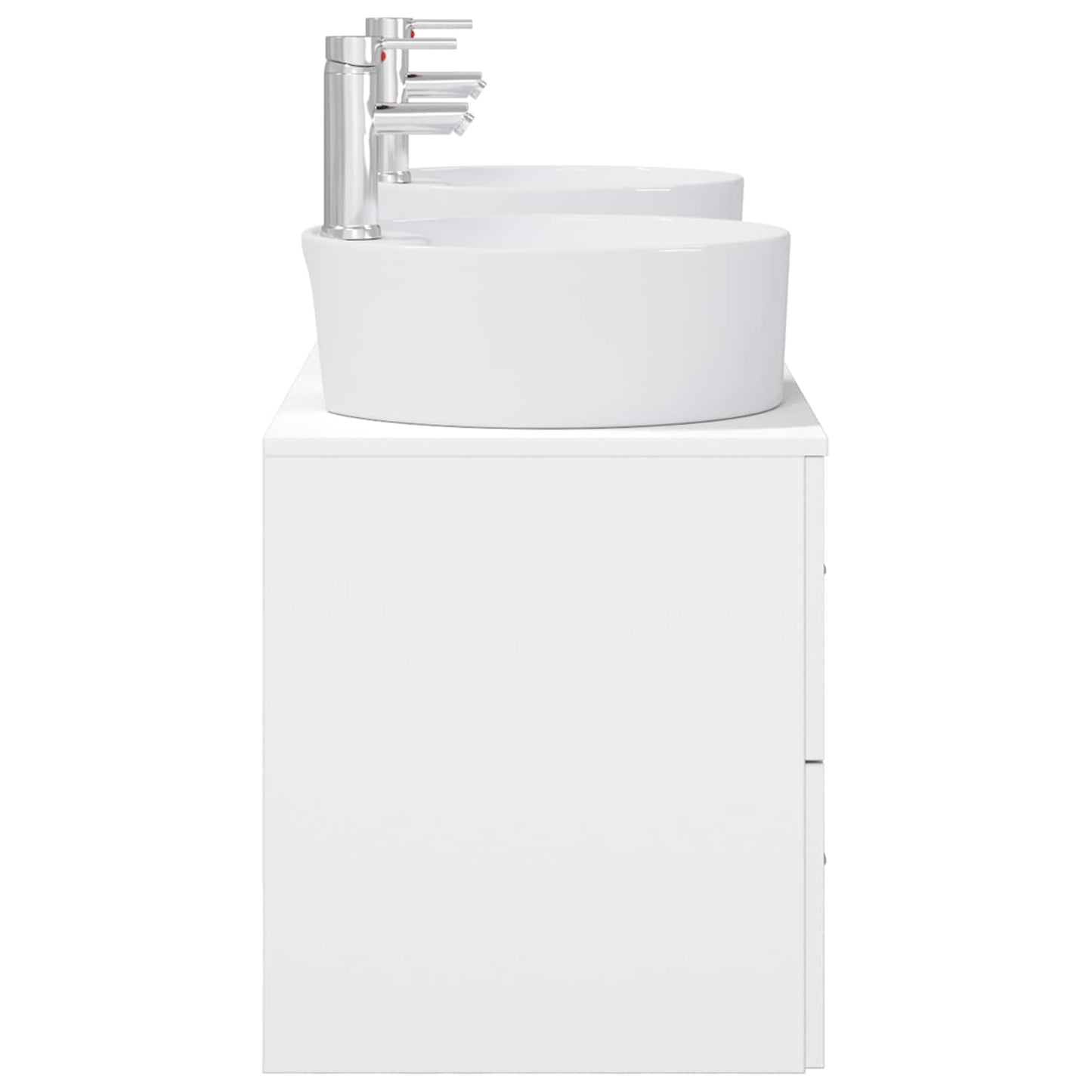 Bathroom Cabinet Set 3 pcs White 49.5 x 44.5 x 65 cm