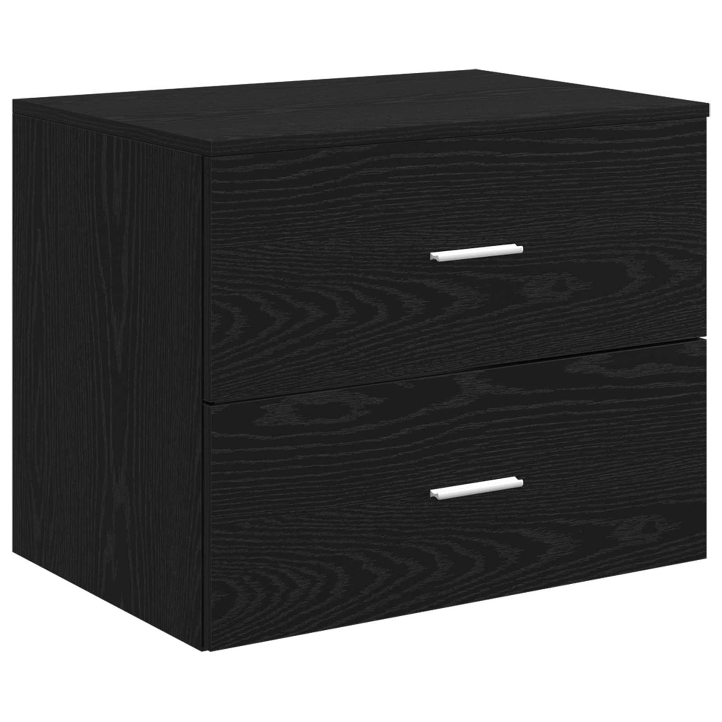 Bathroom Furniture Set 3 pcs Black 49.5 x 44.5 x 65 cm