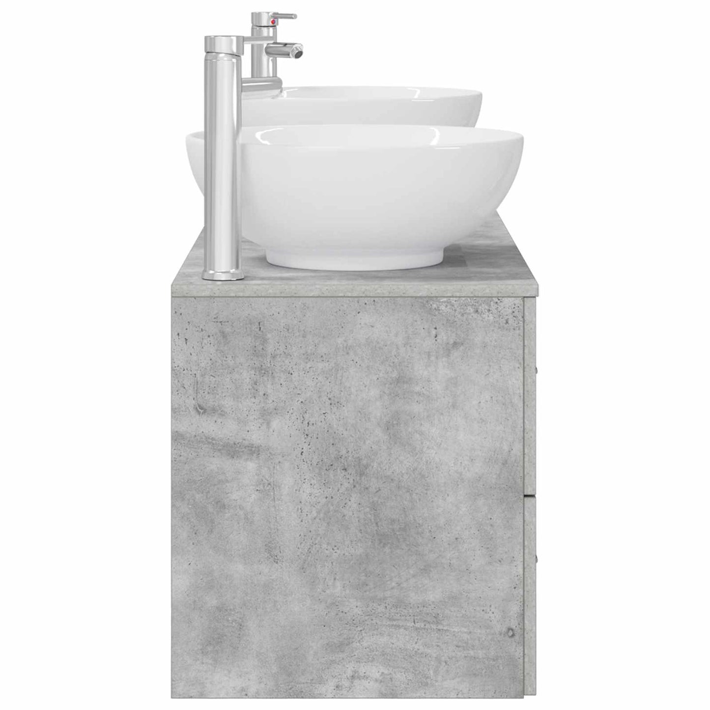 Bathroom Furniture Set 3 pcs Concrete Grey 49.5 x 44.5 x 65 cm