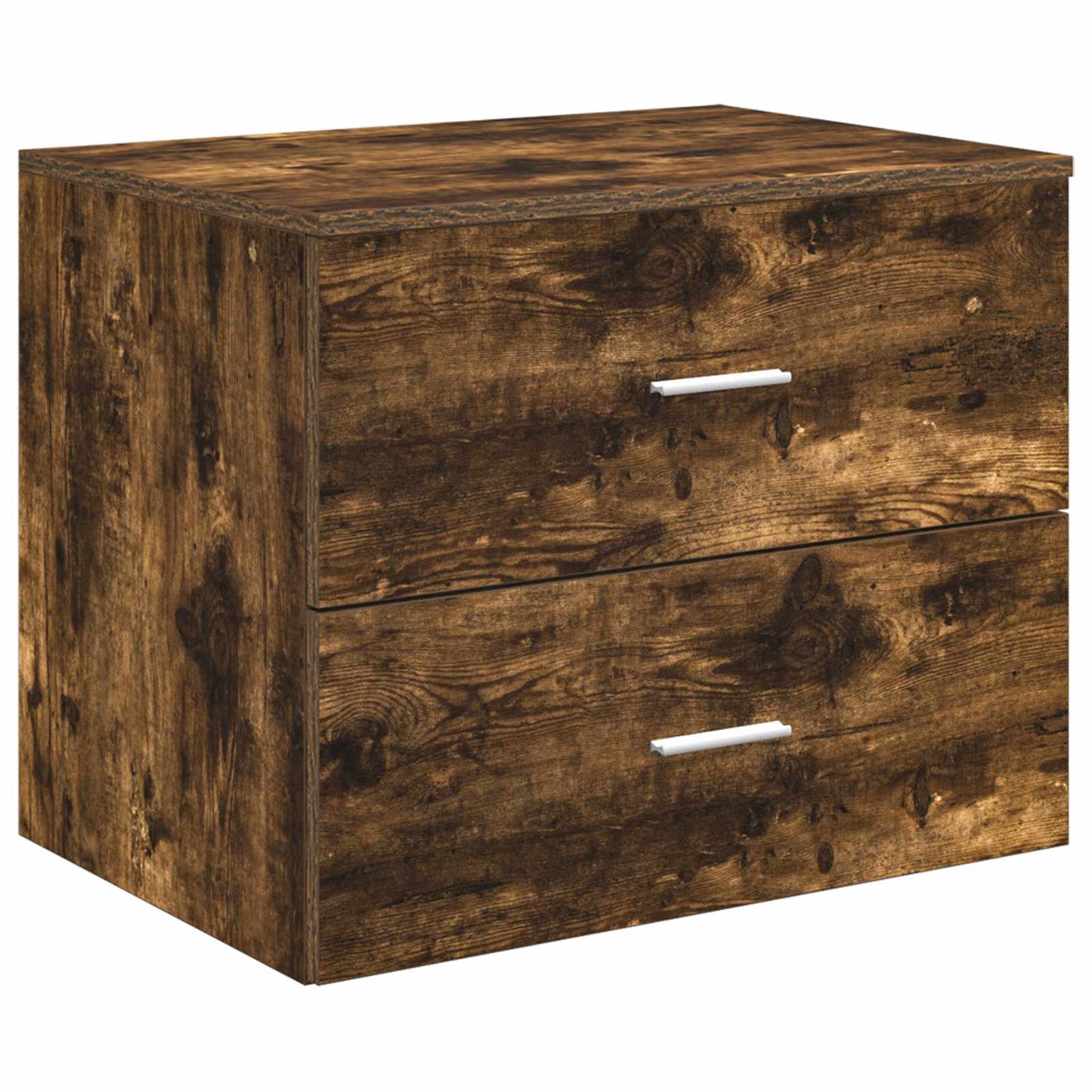 Bathroom Furniture Set 3 pcs Smoked Oak 49.5 x 44.5 x 65 cm
