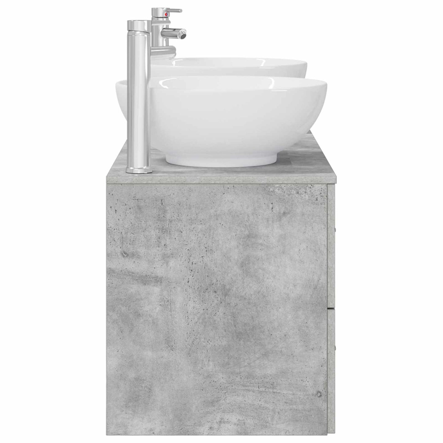 Bathroom Furniture Set 3 pcs Concrete Grey 49.5 x 44.5 x 65 cm