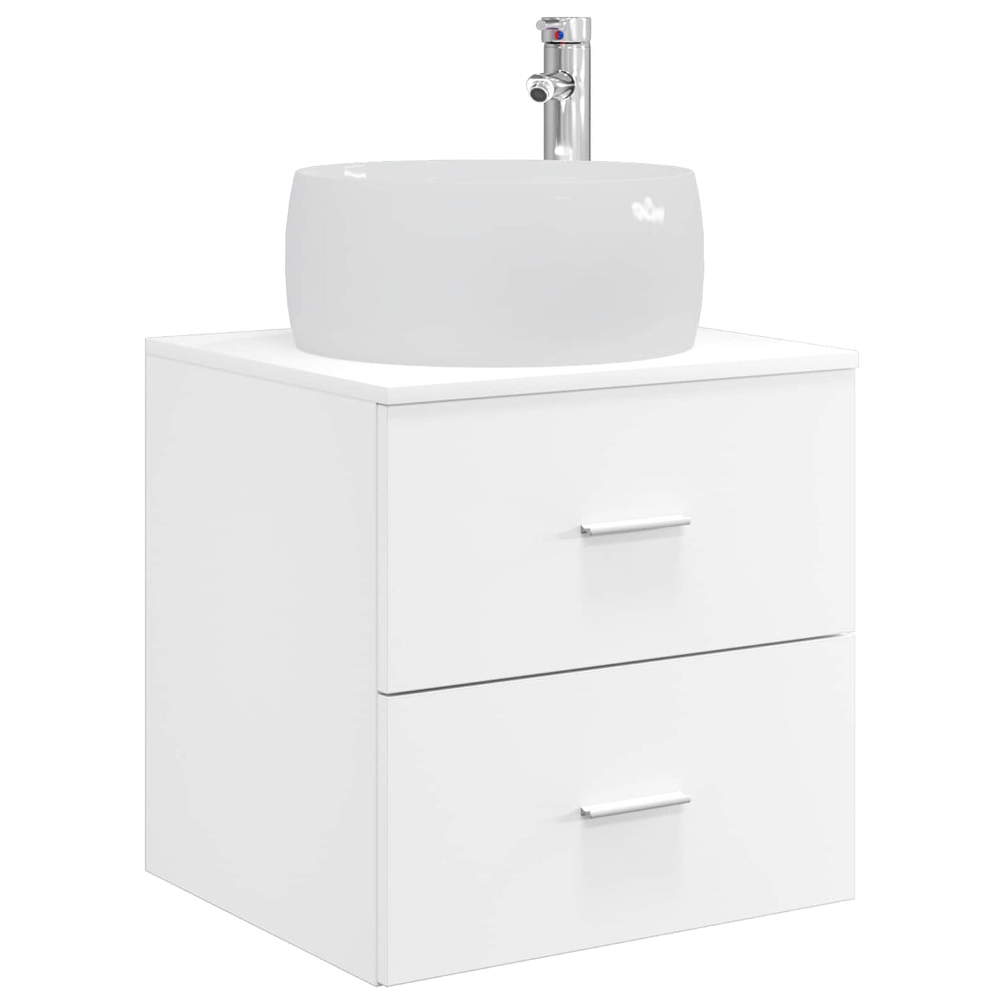 Bathroom Furniture Set 3 pcs White 49.5 x 44.5 x 66 cm