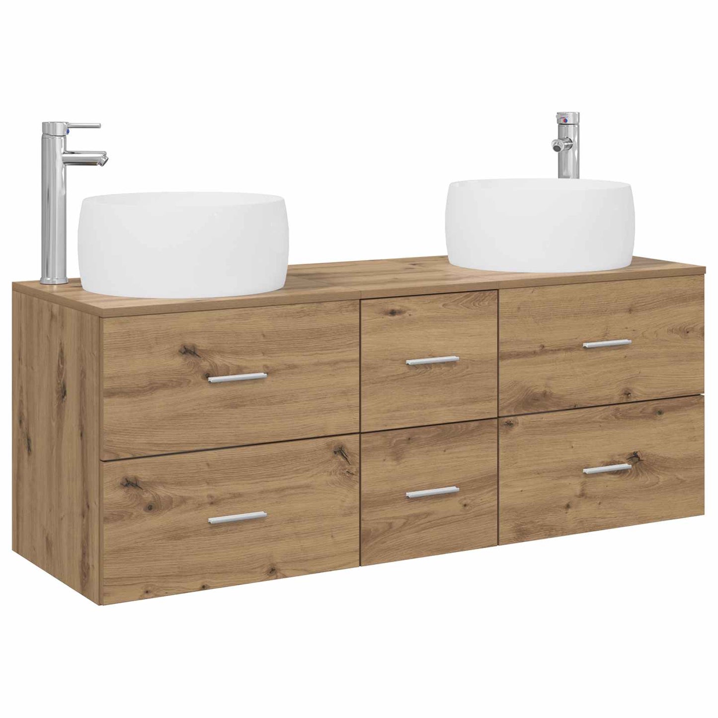 Bathroom Furniture Set 3 pcs Artisan Oak 49.5 x 44.5 x 66 cm