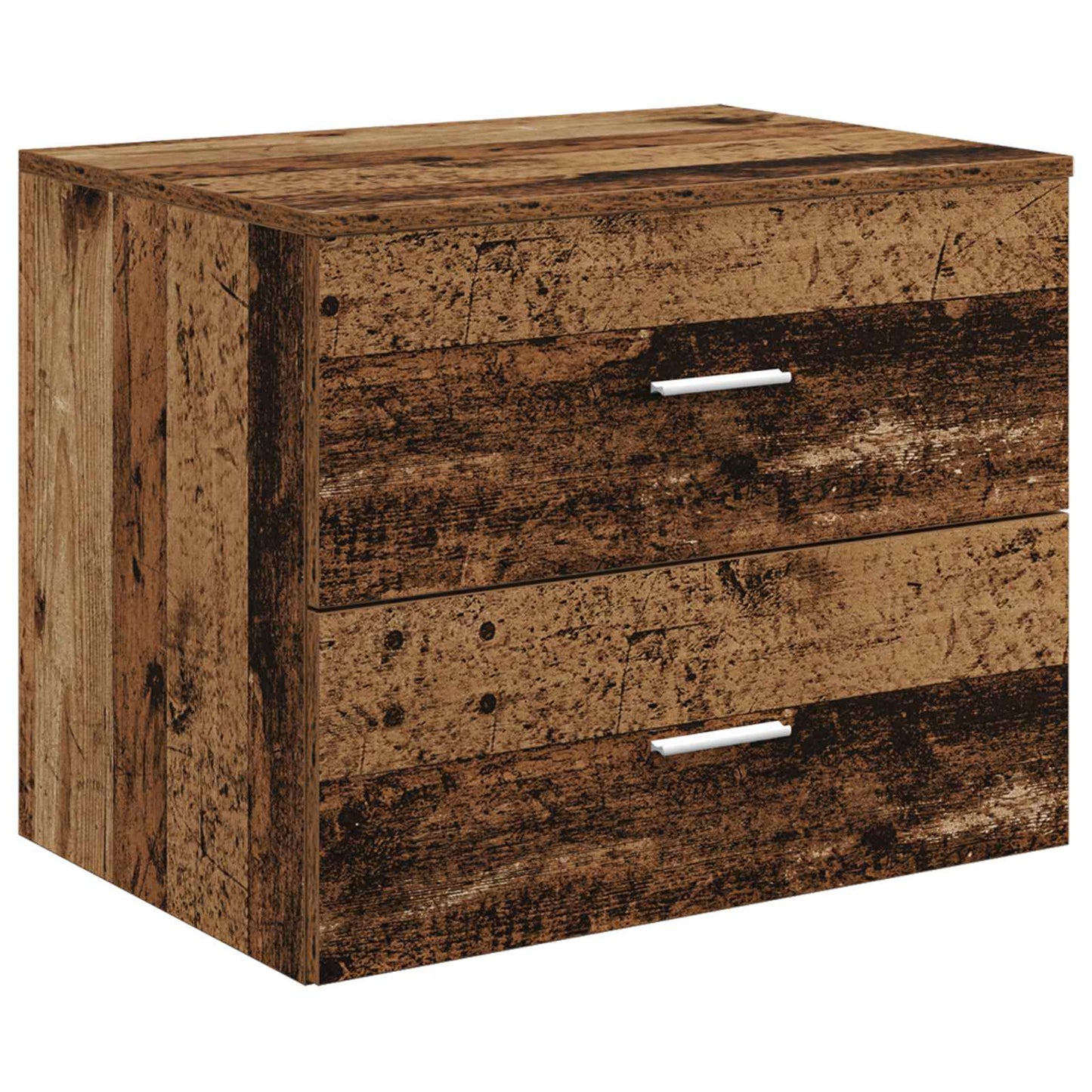 Bathroom Furniture Set 3 pcs Old Wood 49.5 x 44.5 x 65.5 cm