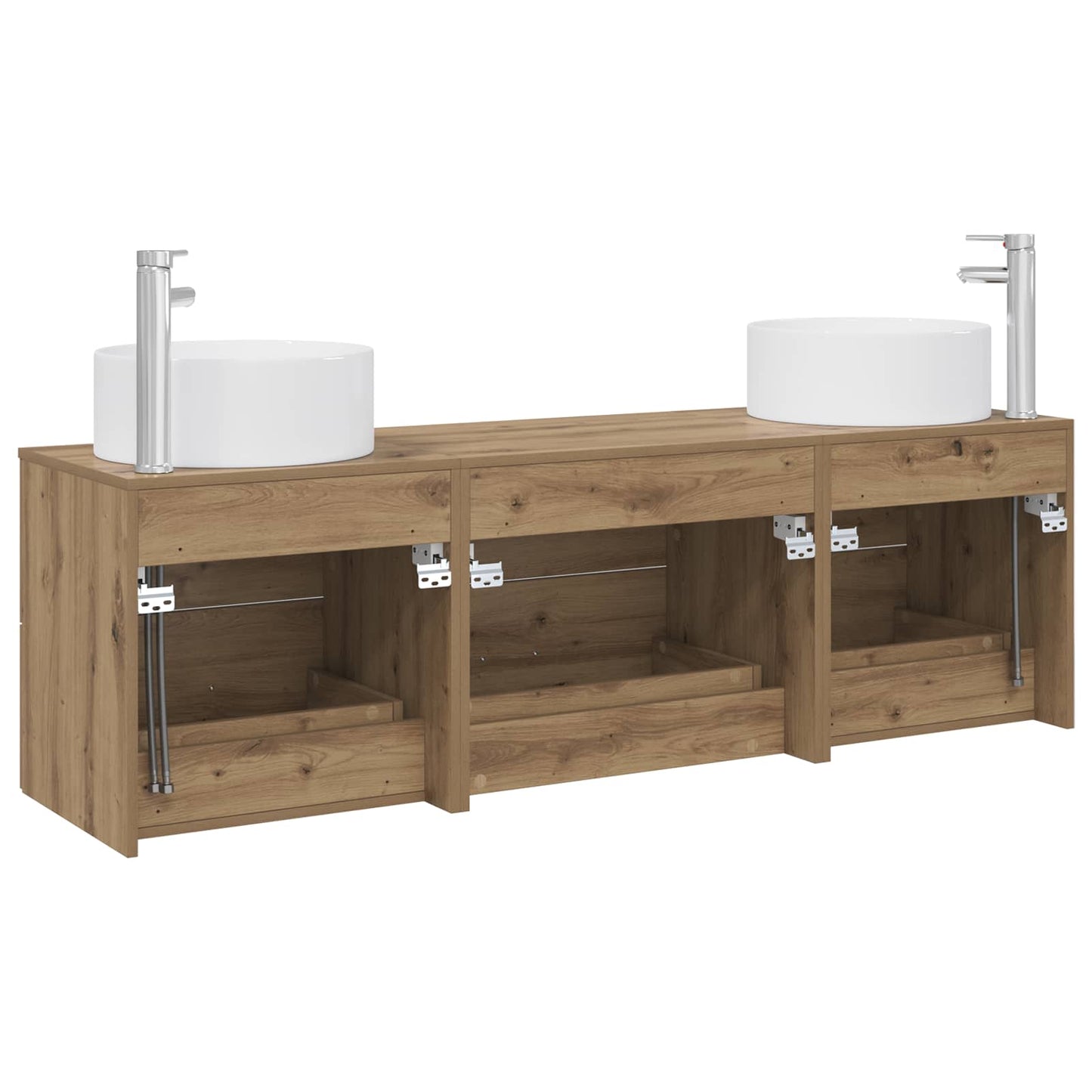 Bathroom Furniture Set 3 pcs Artisan Oak 49.5 x 44.5 x 65.5 cm