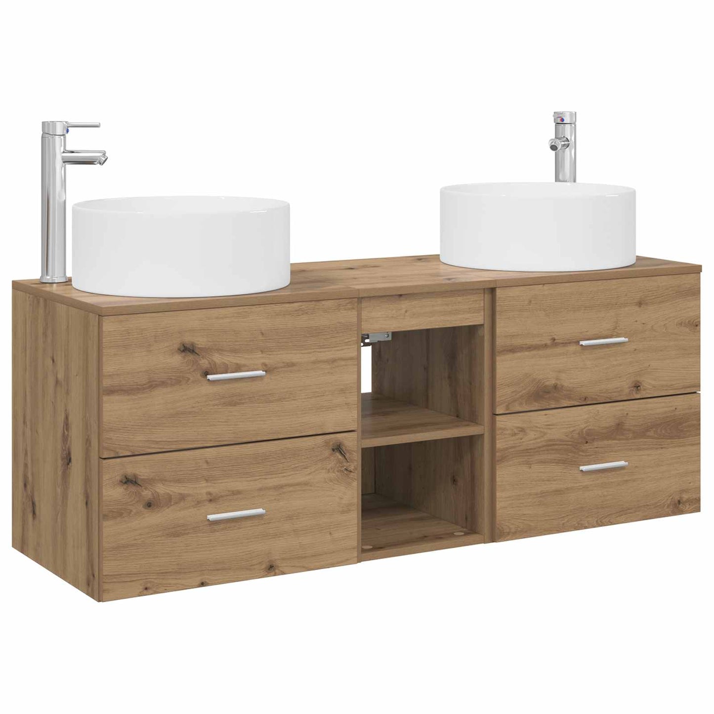 Bathroom Furniture Set 3 pcs Artisan Oak 49.5 x 44.5 x 65.5 cm