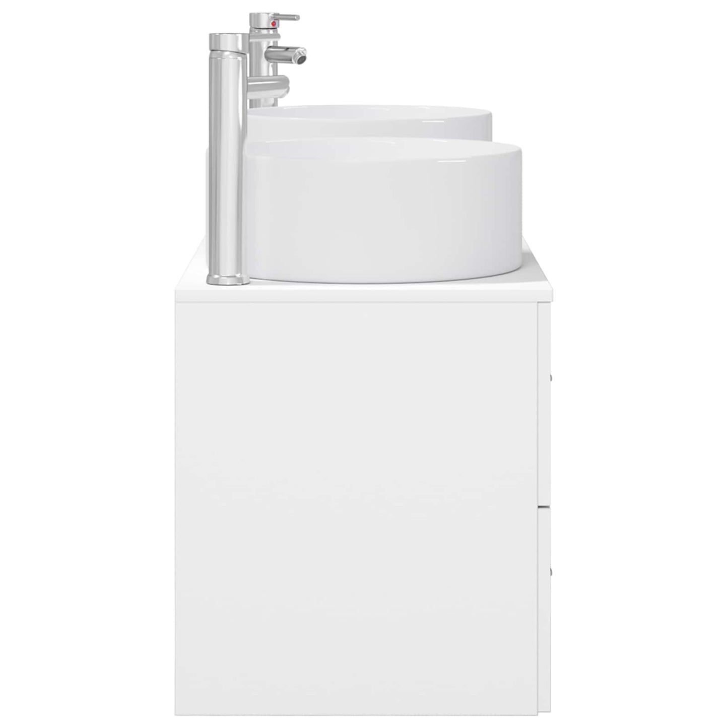 Bathroom Furniture Set 3 pcs White 49.5 x 44.5 x 65.5 cm
