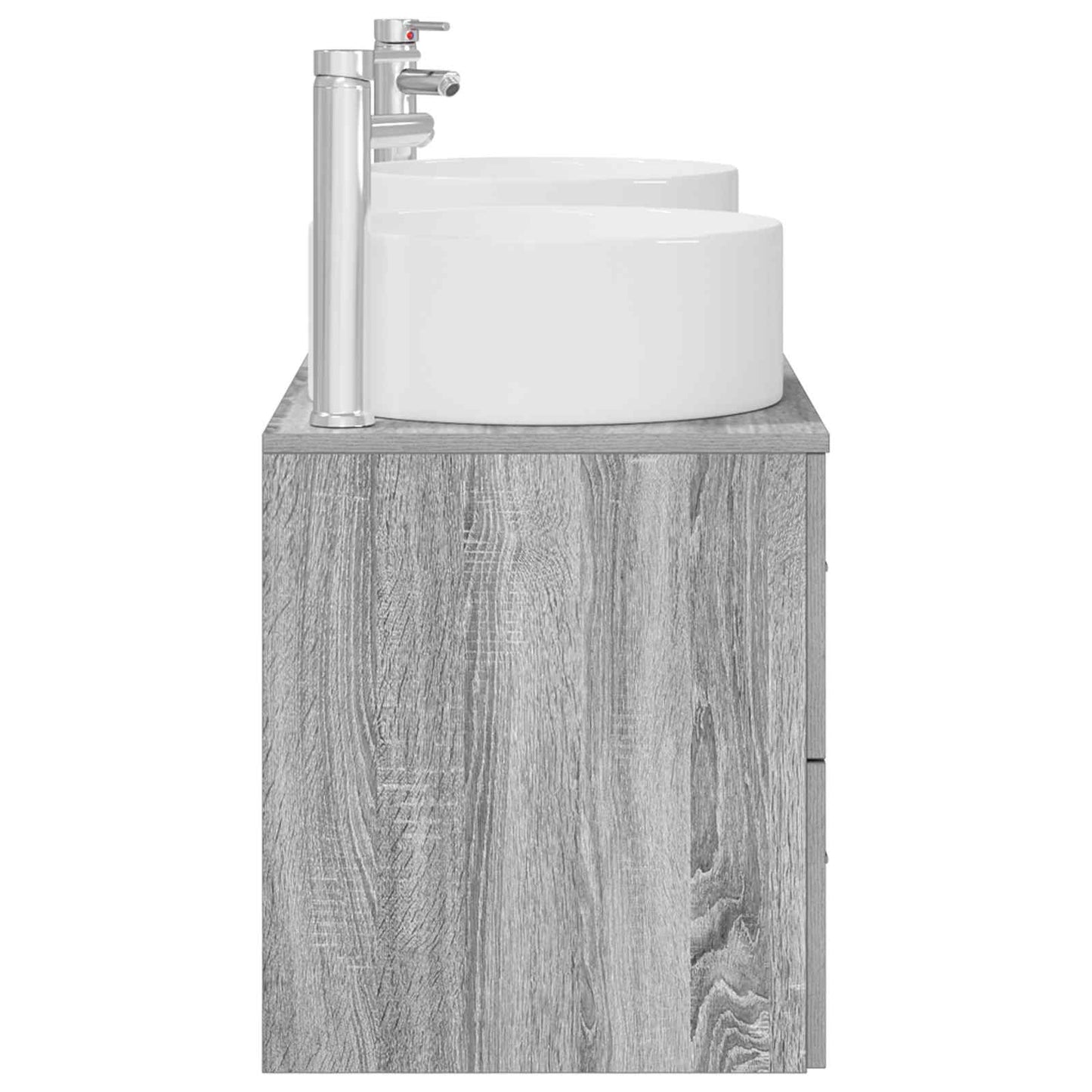 Bathroom Furniture Set 3 pcs Grey Sonoma 49.5 x 44.5 x 65.5 cm