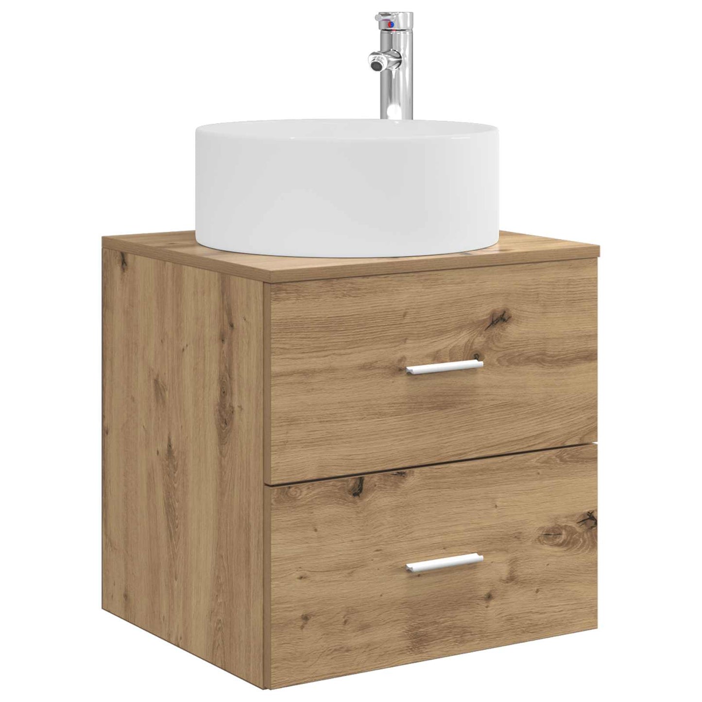 Bathroom Furniture Set 3 pcs Artisan Oak 49.5 x 44.5 x 65.5 cm