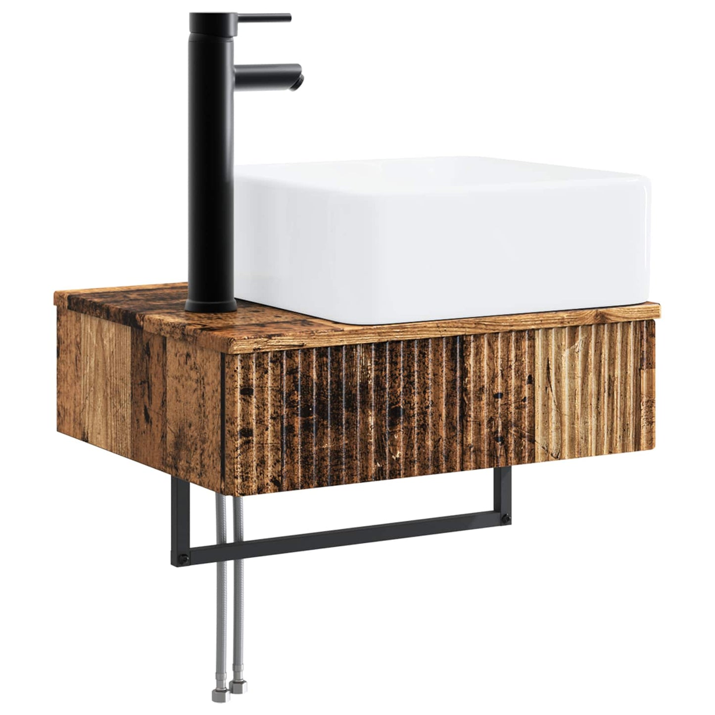 Bathroom Furniture Set 5 pcs Old Wood 33 x 34.5 x 100 cm