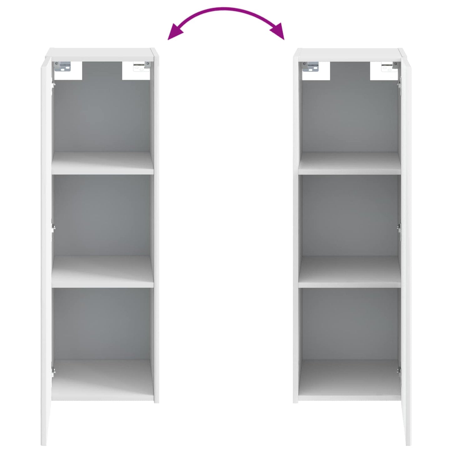 Bathroom Furniture Set 5 pcs High Gloss White
