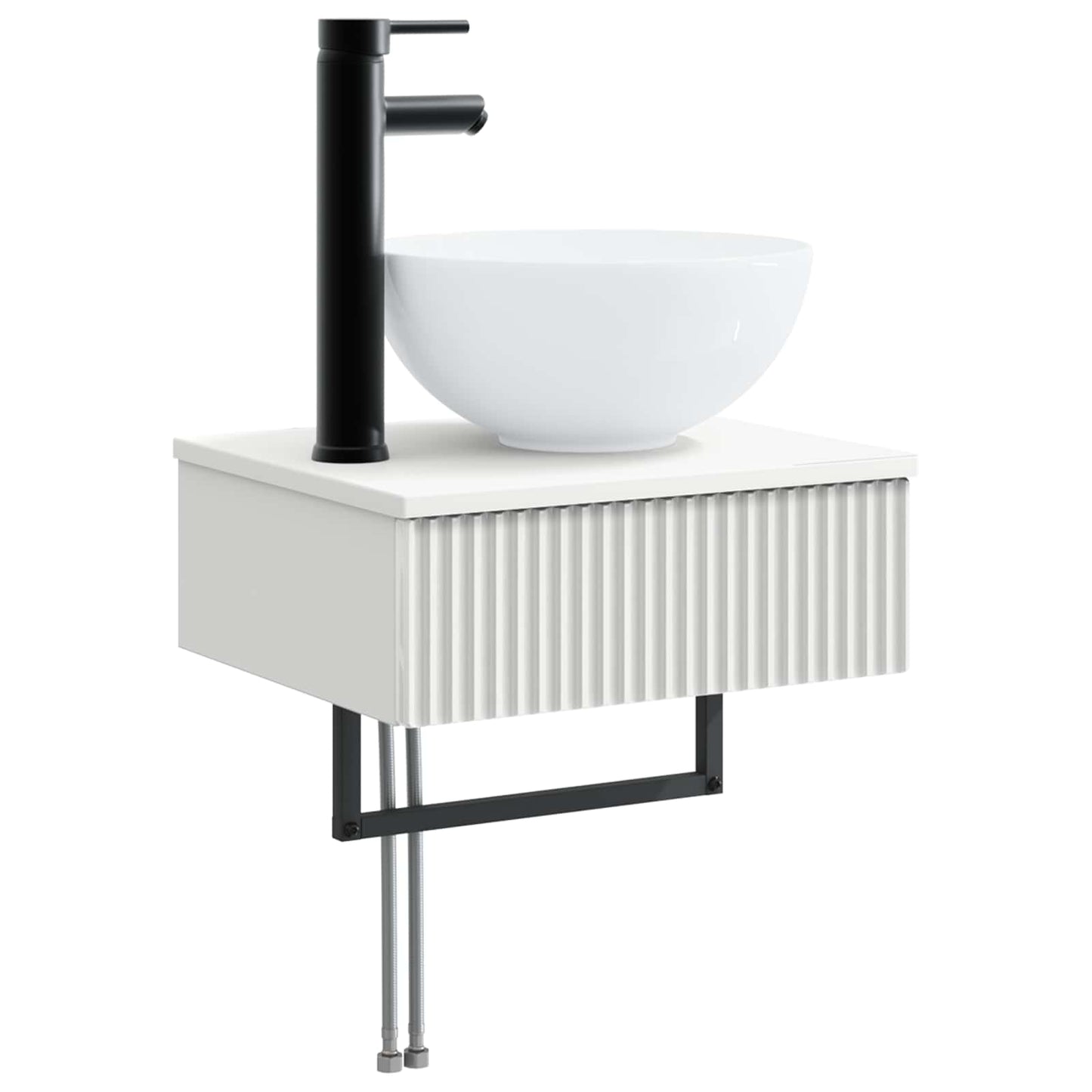 Bathroom Furniture Set 5 pcs White 33 x 34.5 x 160 cm
