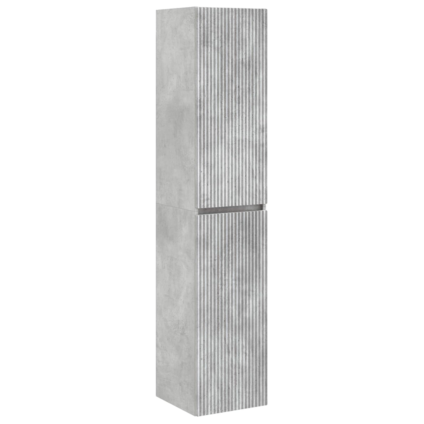 Bathroom Furniture Set 5 pcs Concrete Grey 33 x 34.5 x 160 cm