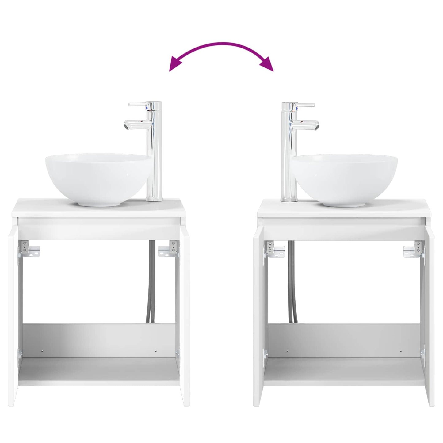 Bathroom Furniture Set 5 pcs White 33 x 34.5 x 160 cm