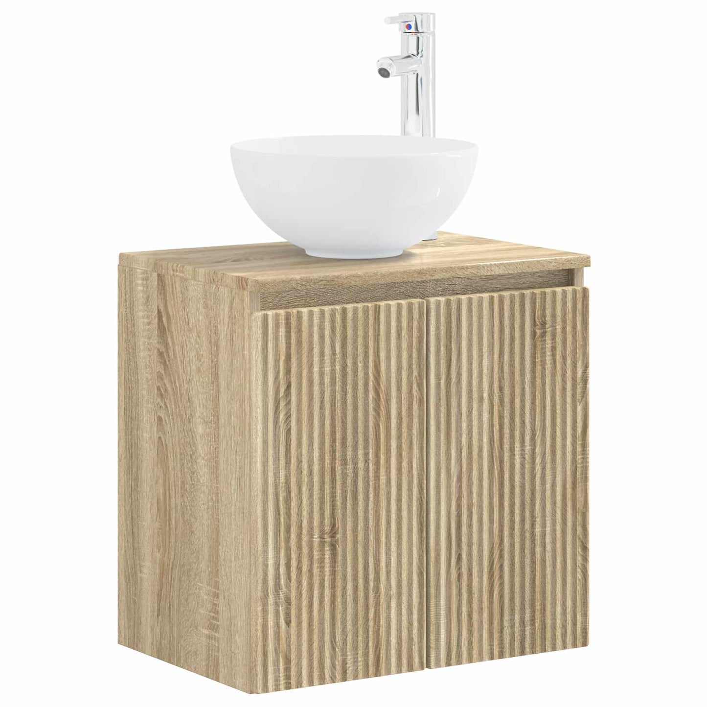 Bathroom Furniture Set 5 pcs Sonoma Oak 33 x 34.5 x 160 cm