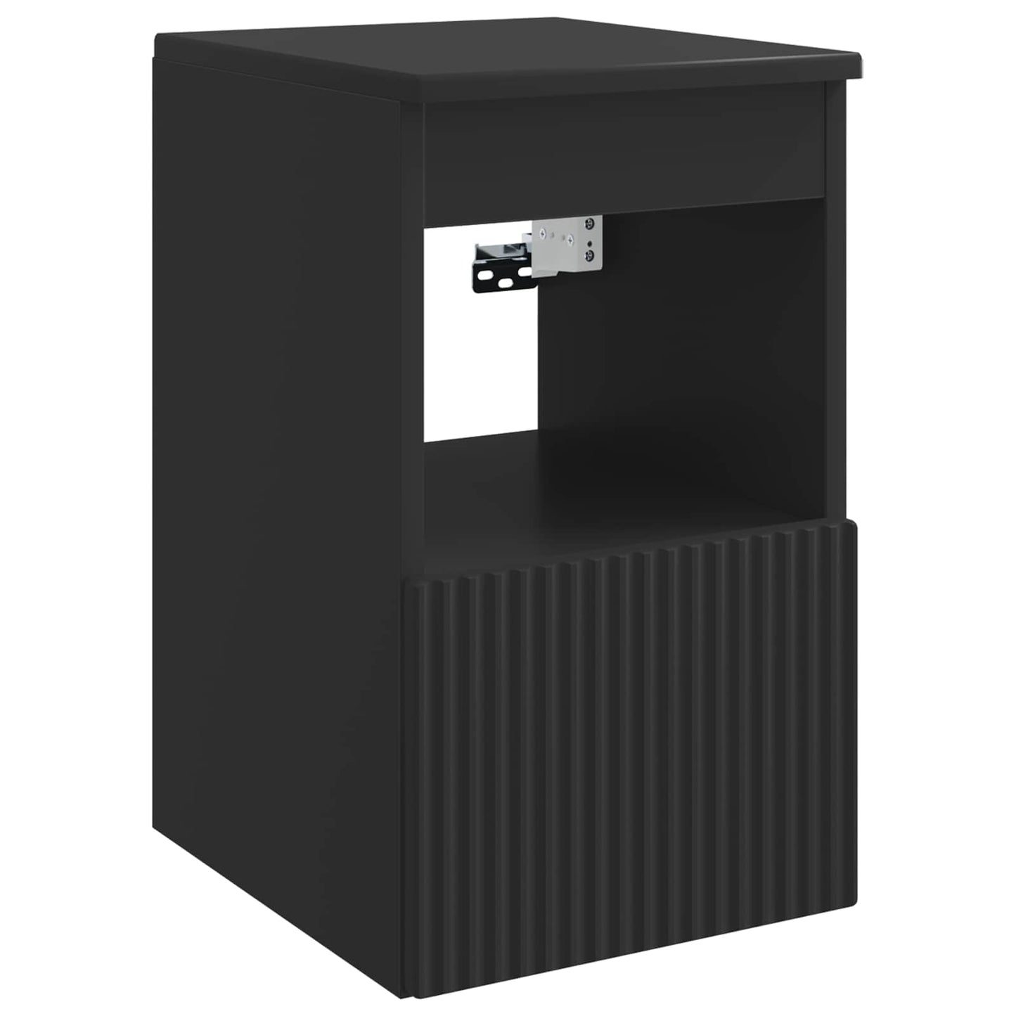 Bathroom Furniture Set 5 pcs Black 33 x 34.5 x 160 cm