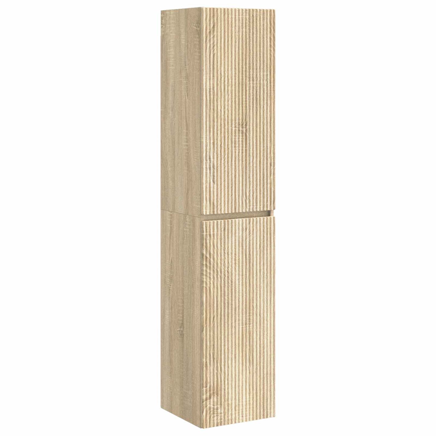 Bathroom Furniture Set 5 pcs Sonoma Oak 33 x 34.5 x 160 cm
