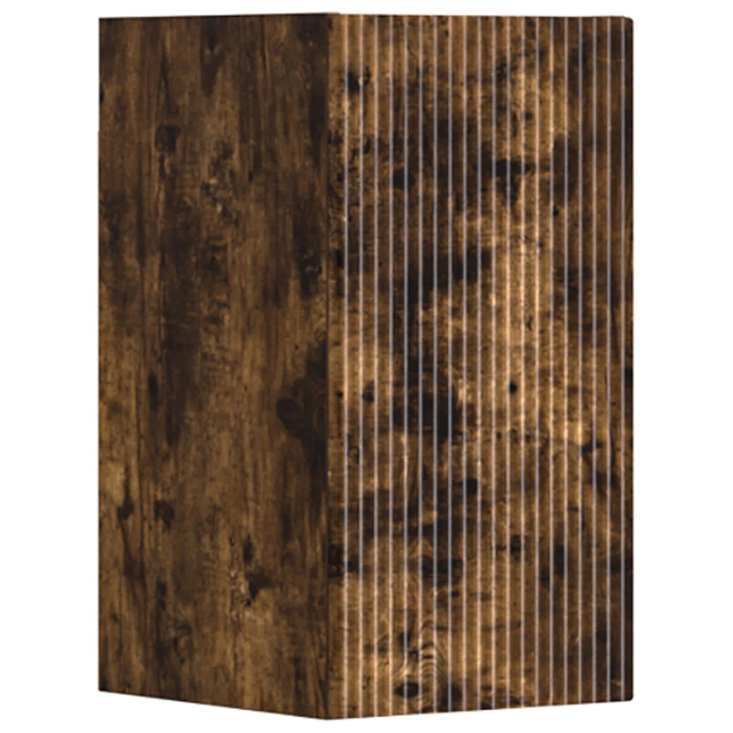 Bathroom Furniture Set 3 pcs Smoked Oak 33 x 34.5 x 160 cm