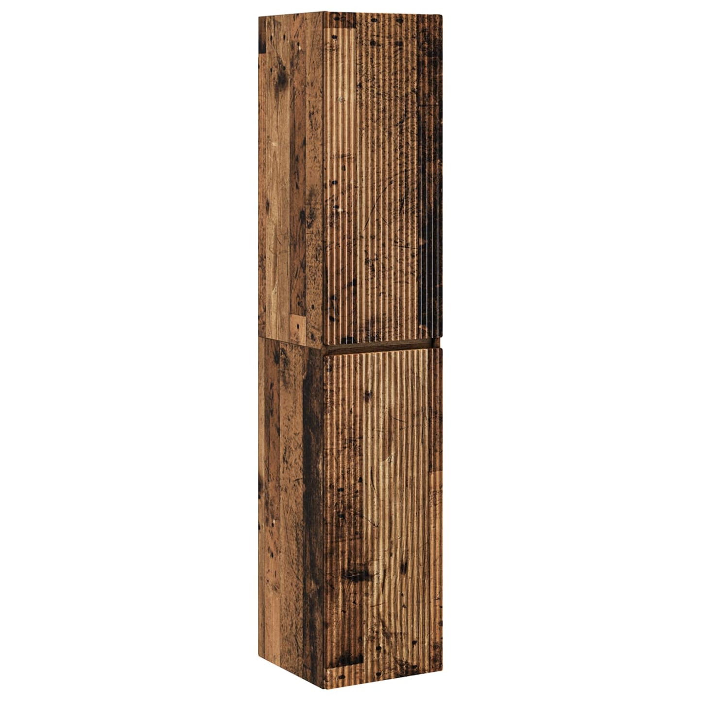 Bathroom Furniture Set 3 pcs Old Wood 33 x 34.5 x 160 cm
