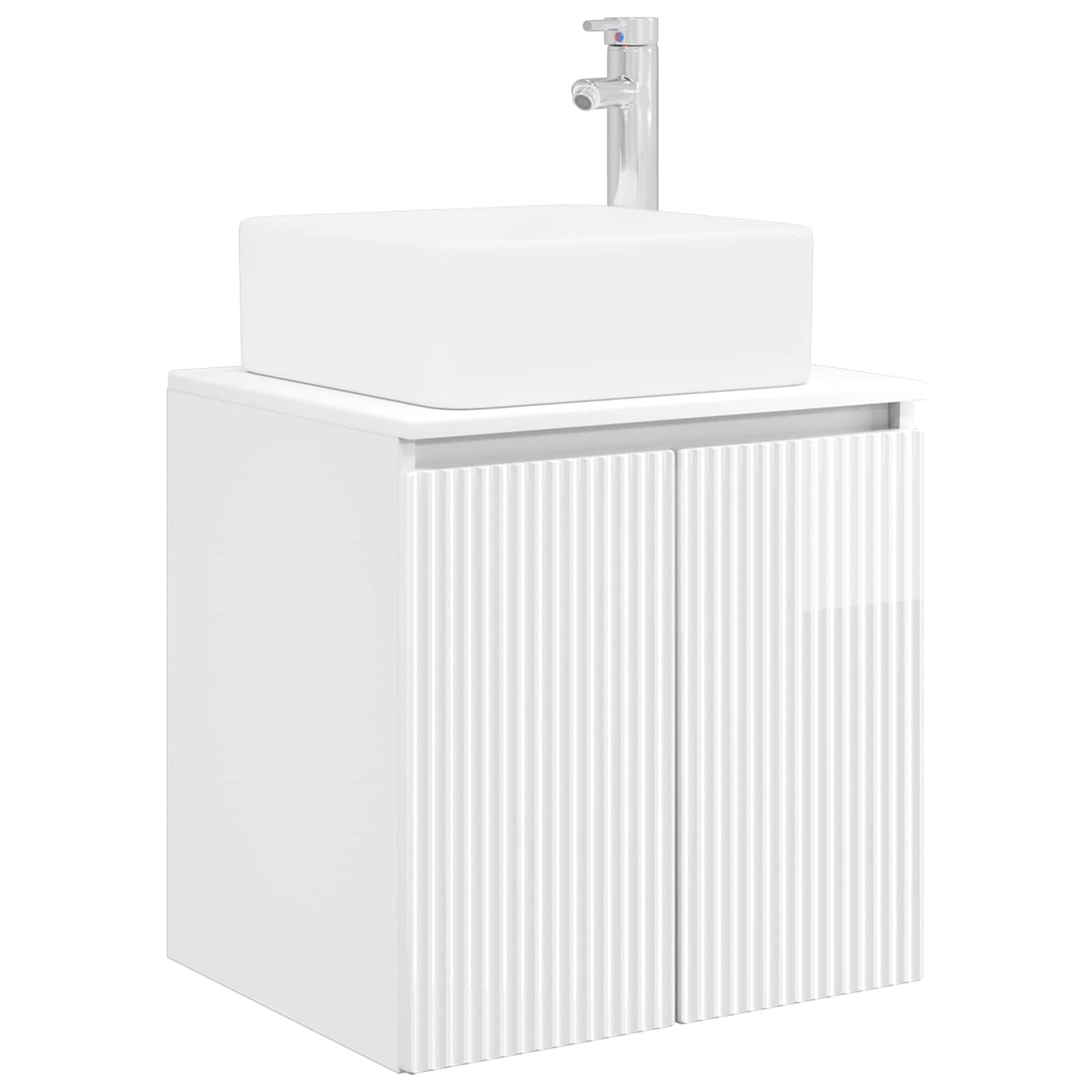 Bathroom Furniture Set 3 pcs High Gloss White