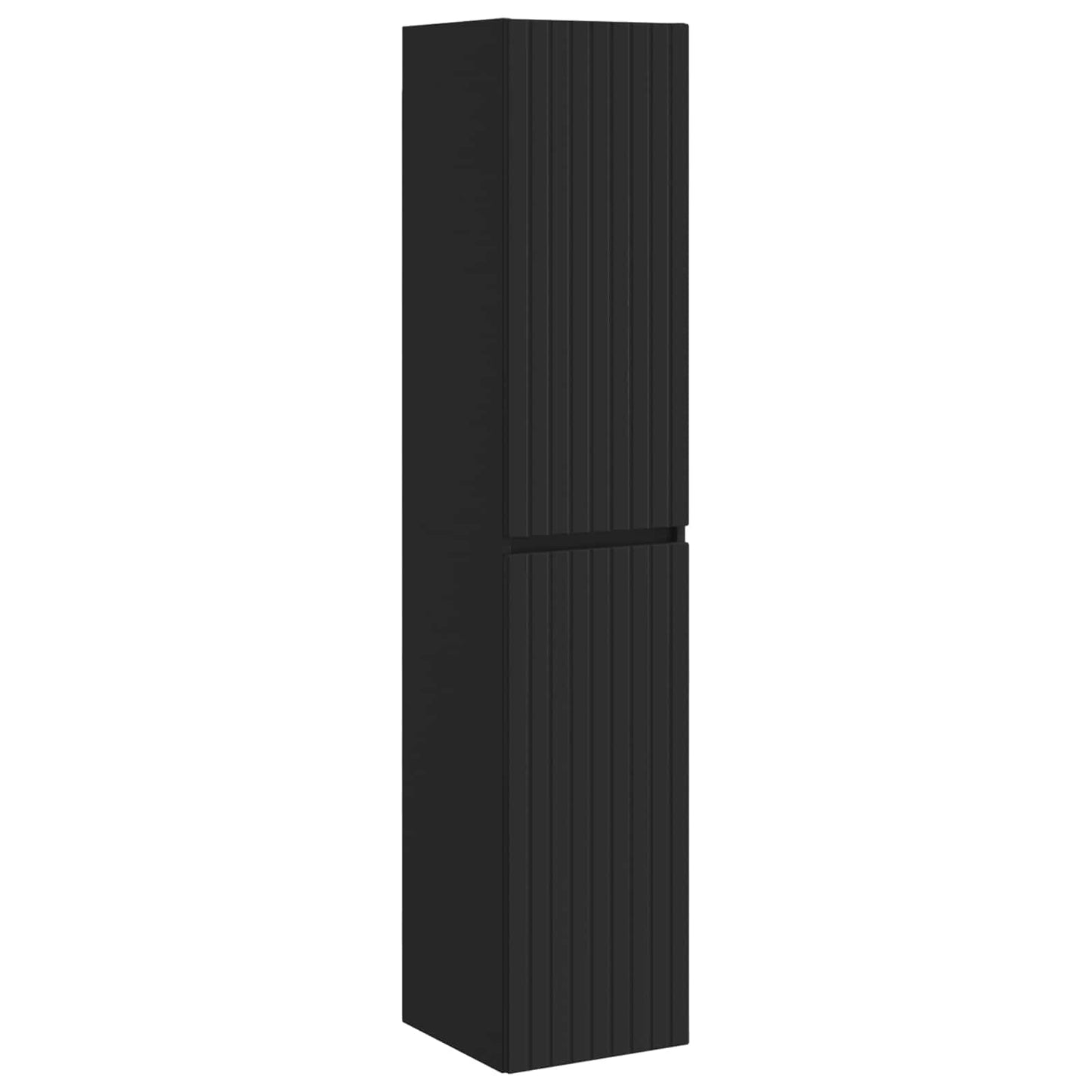 Bathroom Furniture Set 3 pcs Black 33 x 34.5 x 160 cm